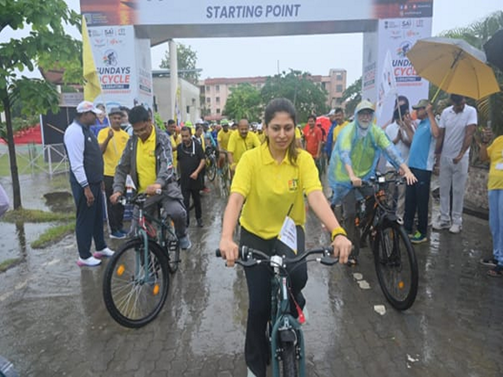 SAI Guwahati and IIT Guwahati host of Sundays on Cycle (Photo: PIB)