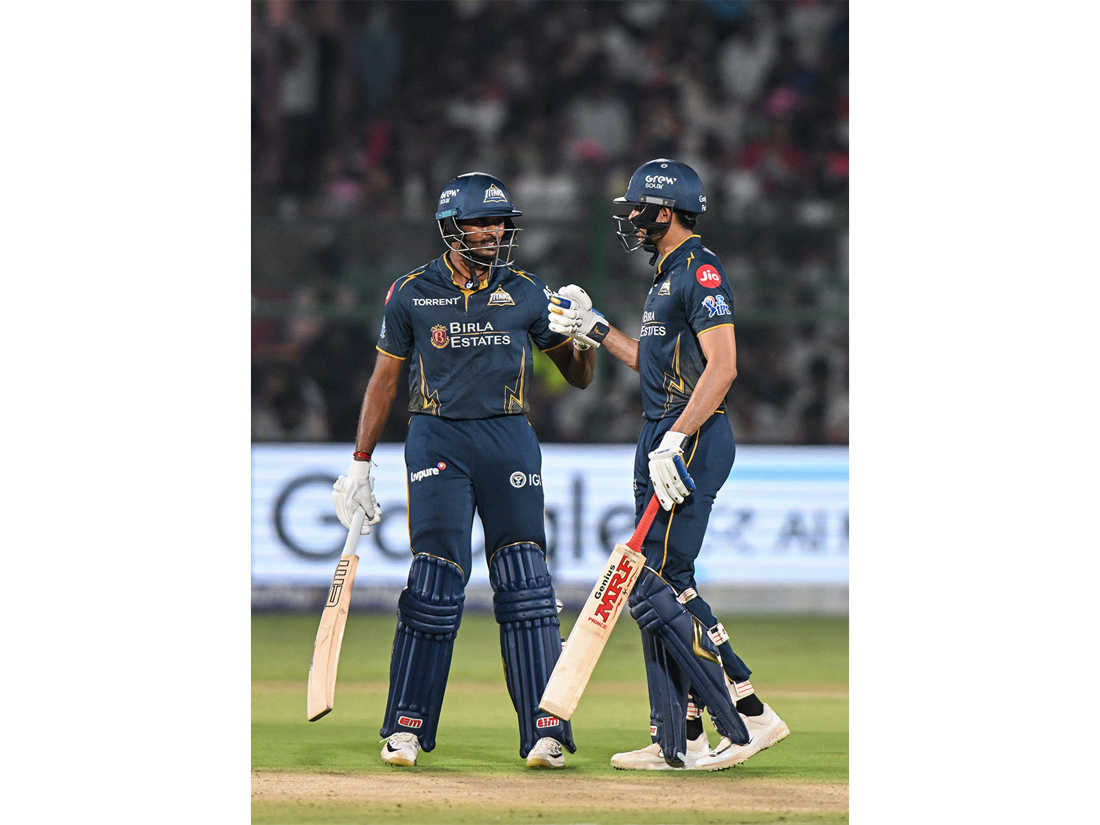 Sai Sudharsan and Shubman Gill. (Photo: ANI)