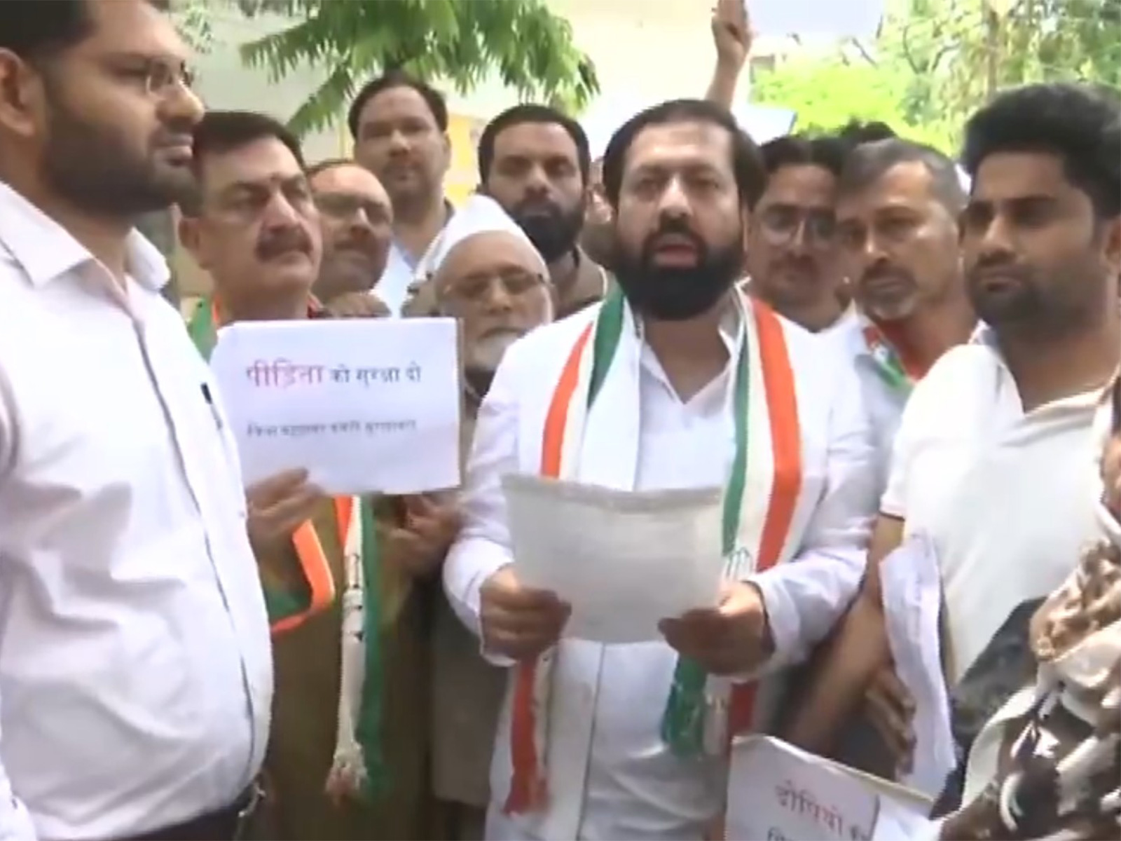 Moradabad Congress Committee President Junaid Ikram Qureshi (Photo/ANI)