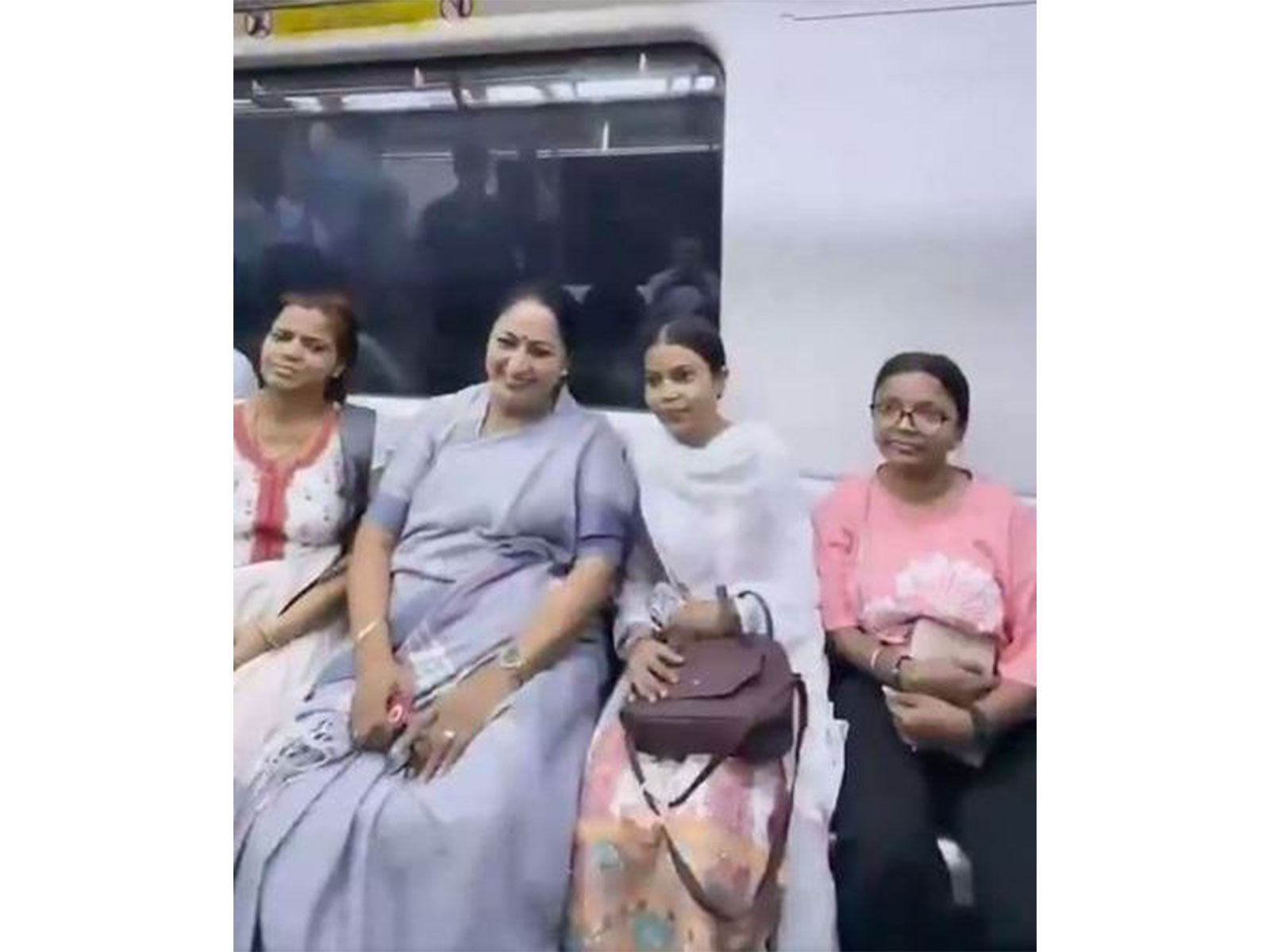 Delhi CM Rekha Gupta leads 'Metro Monday' drive (Photo/ANI)