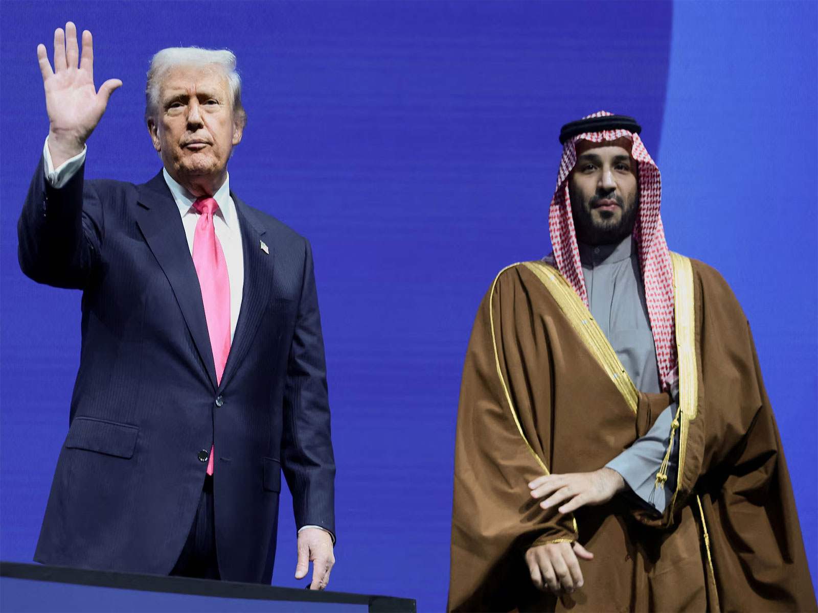US President Donald Trump with Saudi Crown Prince and Prime Minister Mohammed bin Salman. (Photo/Reuters)