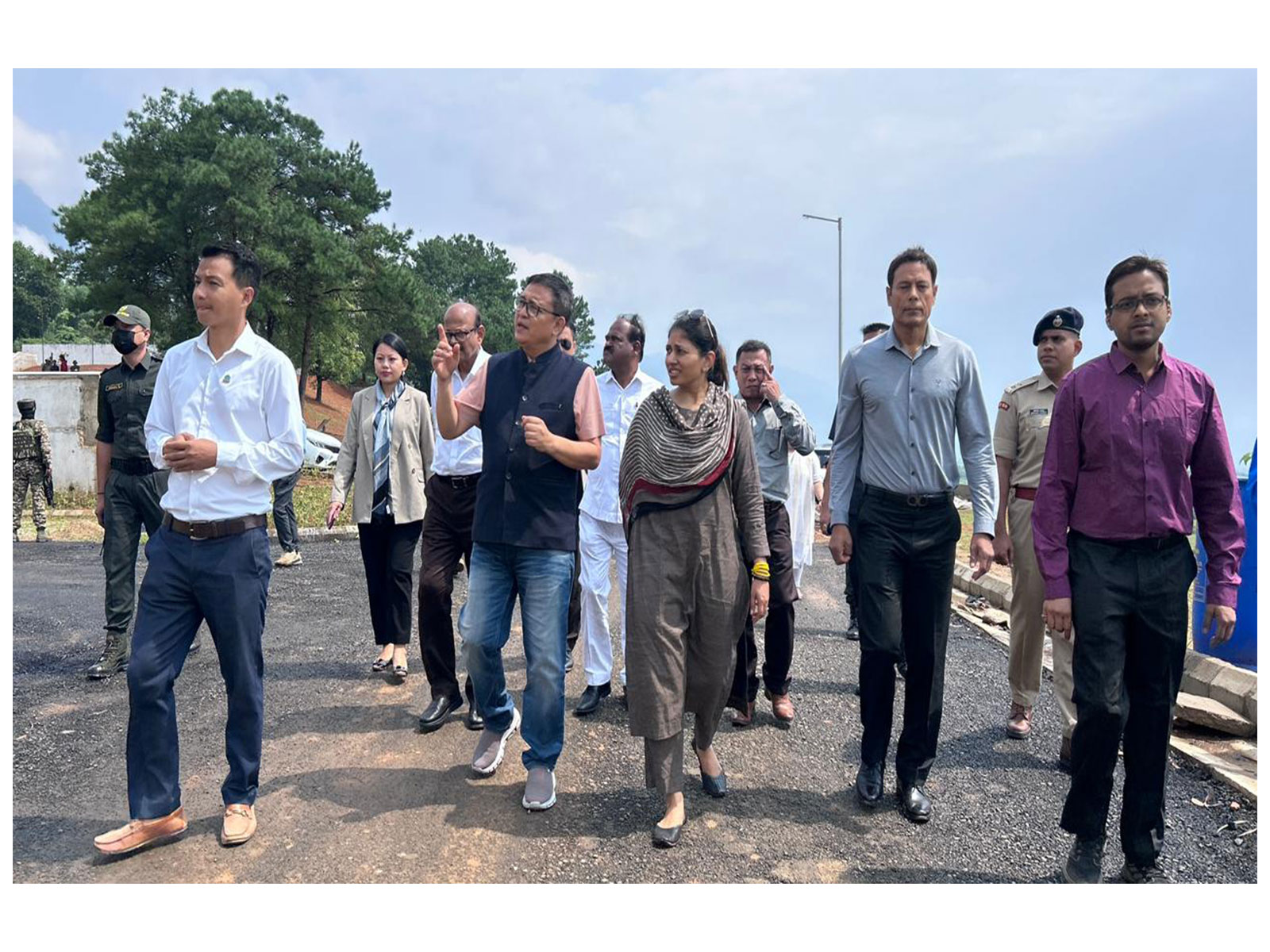 Union Minister of State for Youth Affairs and Sports Raksha Khadse visiting National Sports University (Image: PIB/MYAS)