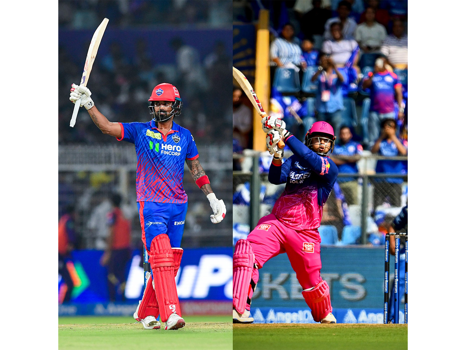KL Rahul and Vaibhav Sooryavanshi. (Photo: ANI)