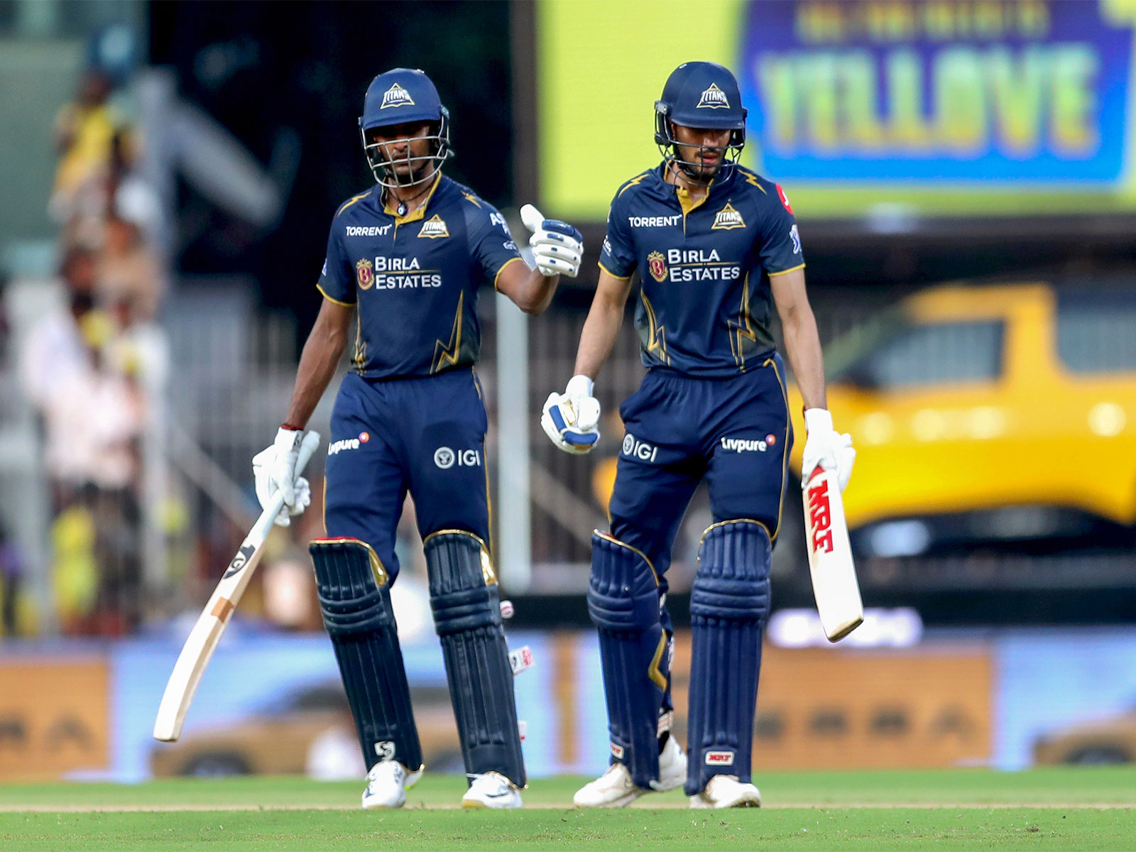 Gujarat Titans' Shubman Gill and Sai Sudharsan. (Photo/ANI)