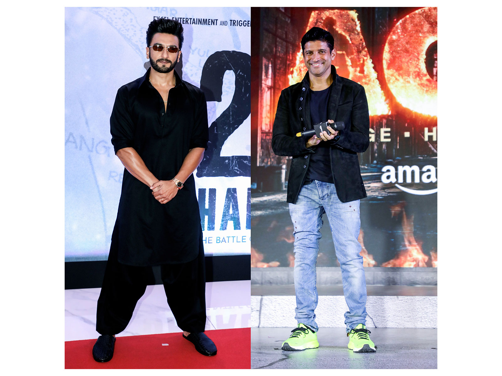 Ranveer Singh and Farhan Akhtar (Photo/ANI)