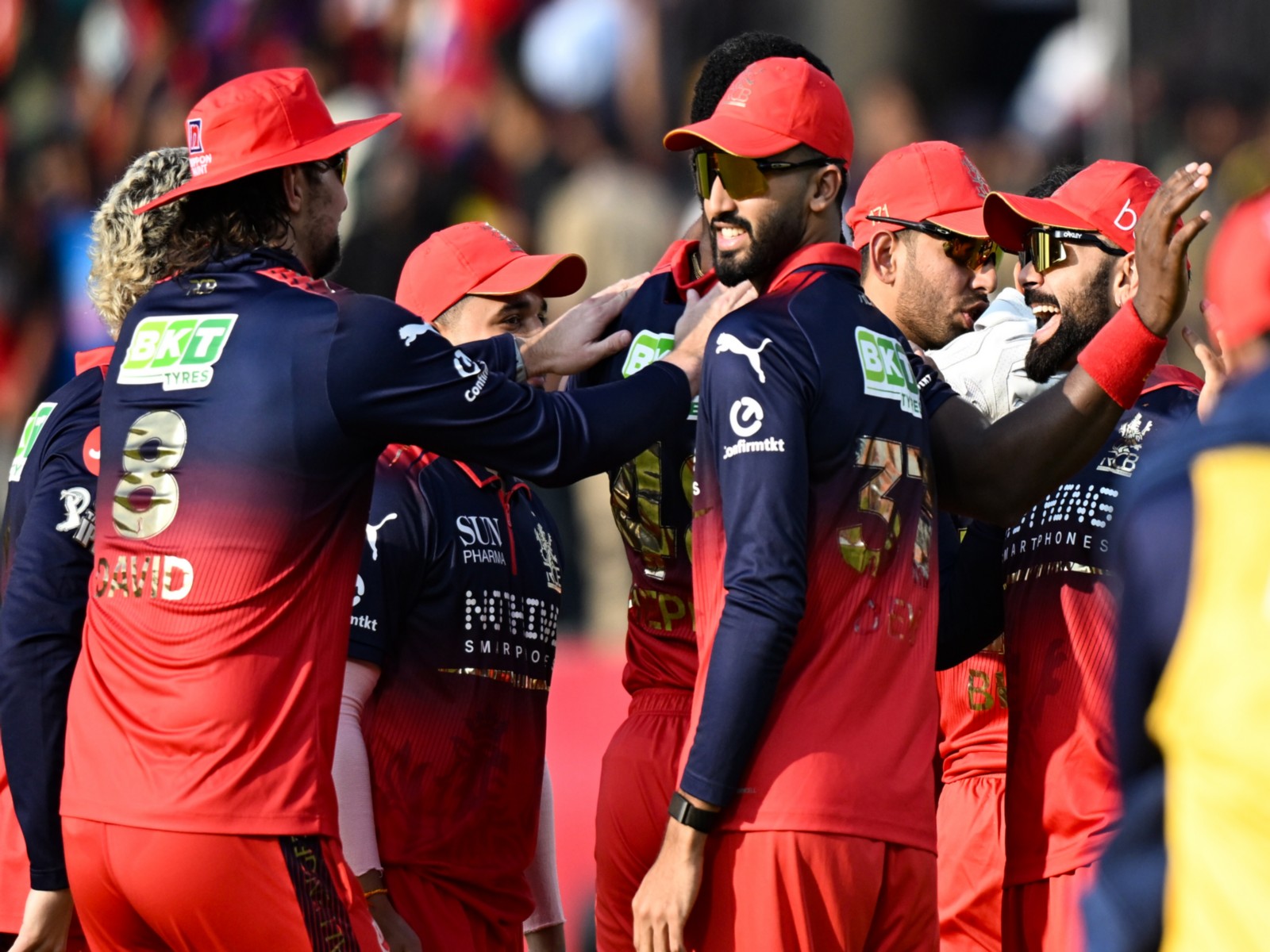 Royal Challengers Bengaluru's players. (Photo/ANI) 