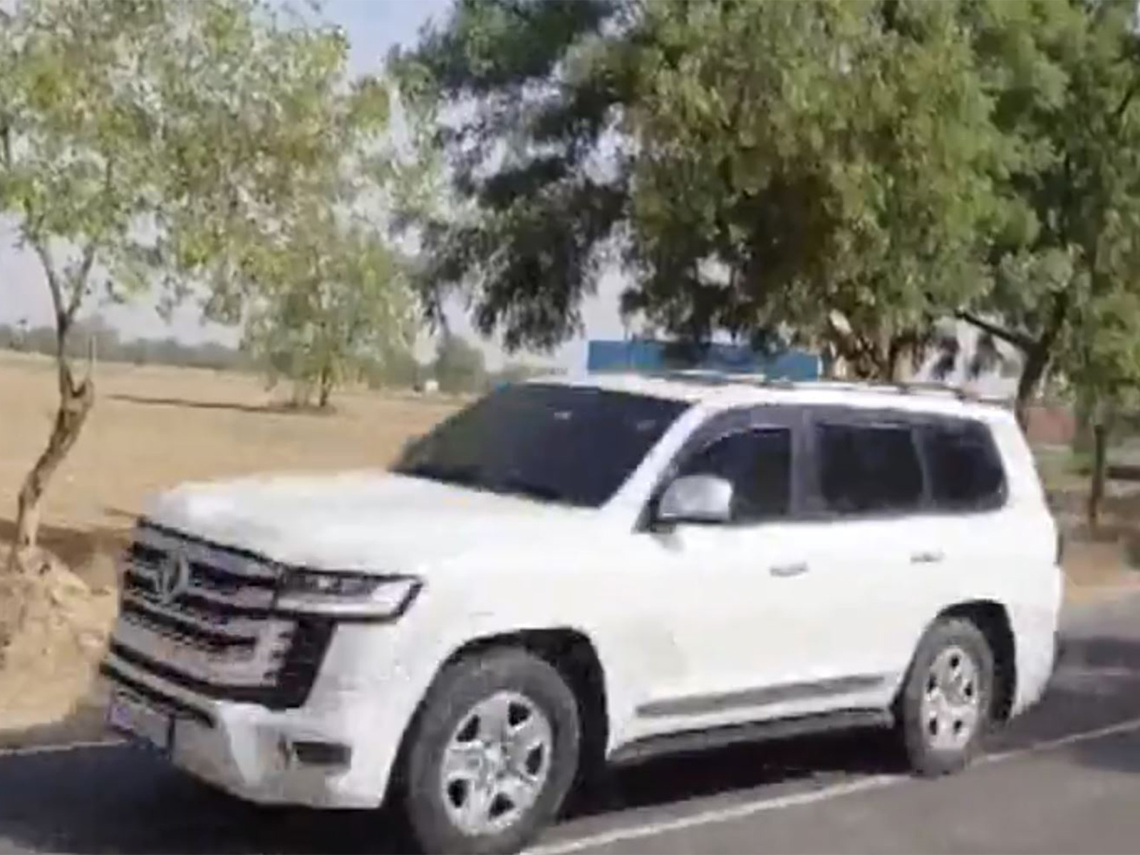 Gurmeet Ram Rahim leaves Sunaria prison in Rohtak after getting Parole(File photo/ANI)