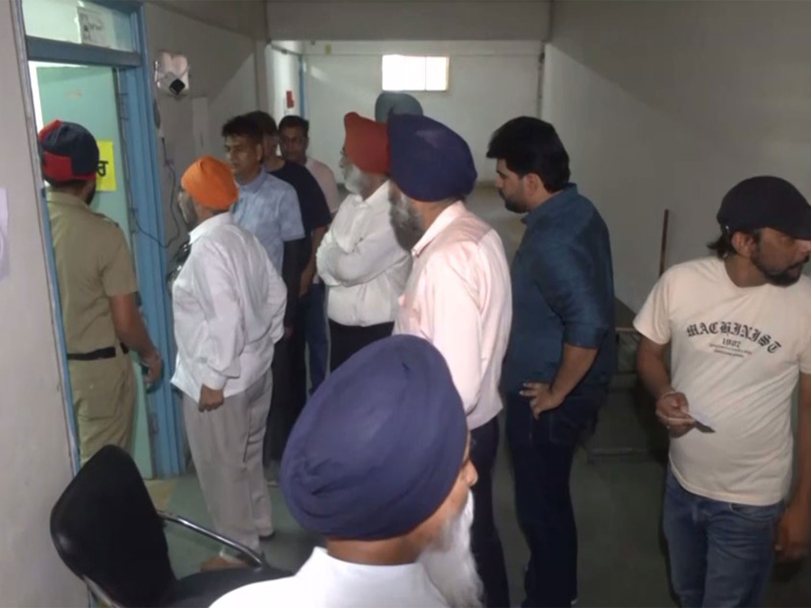 People queue up to cast vote in Mohali (Photo/ANI)