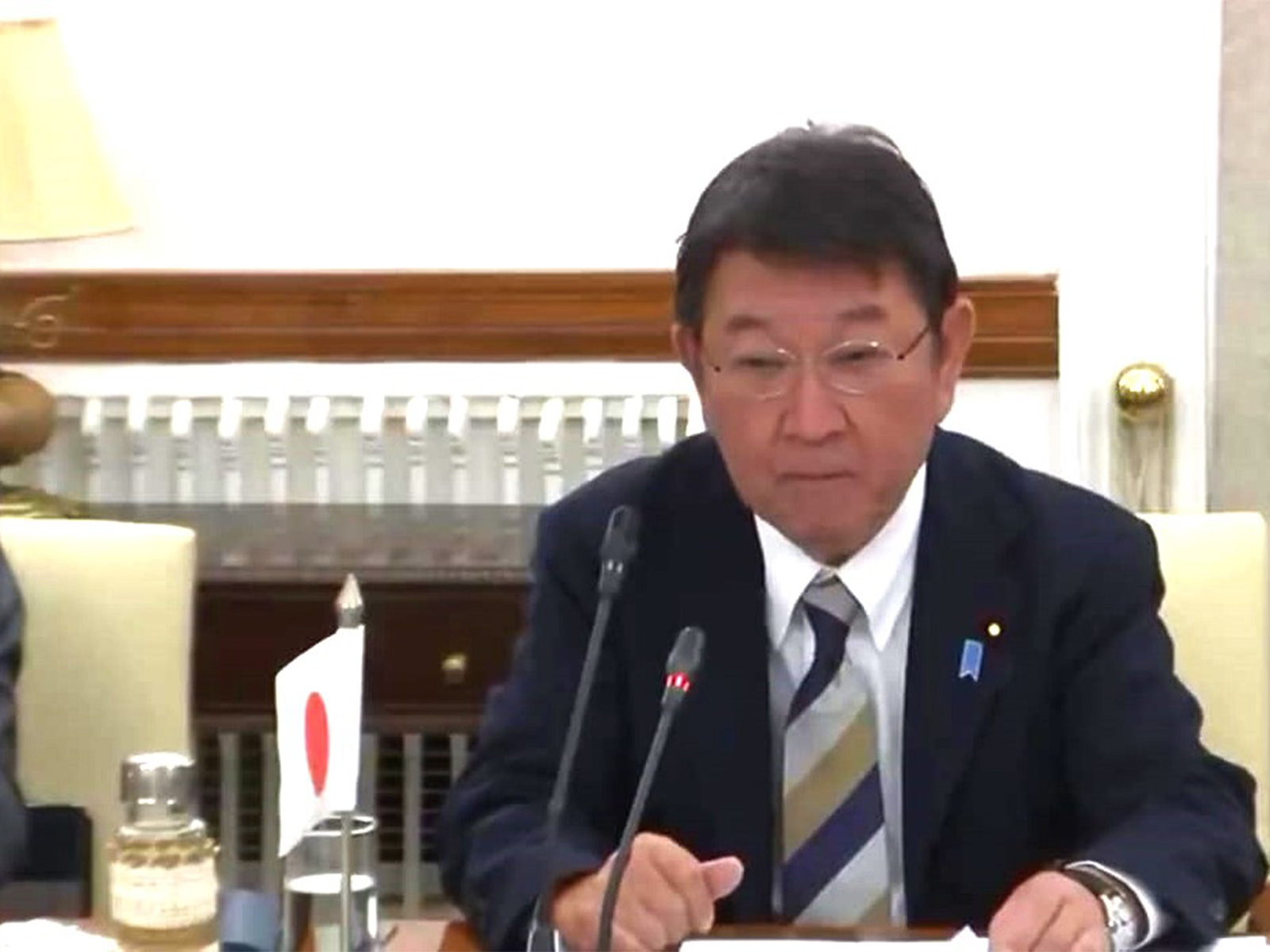  Japanese Foreign Minister Toshimitsu Motegi (Photo/ANI)