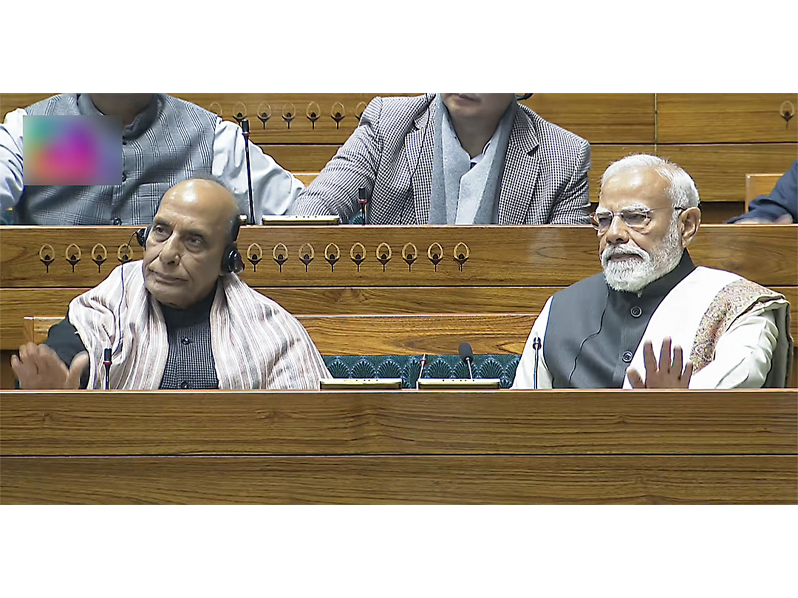 Defence Minister Rajnath Singh and Prime Minister Narendra Modi (Filr Photo/ANI)