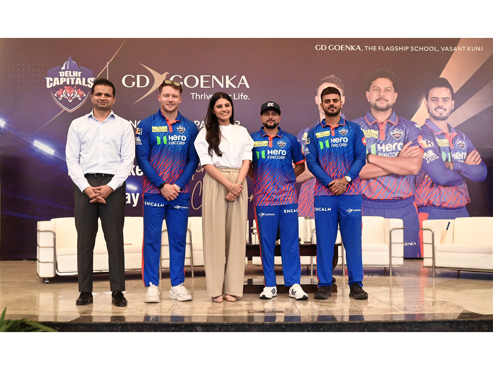 Delhi Capitals stars inspire young minds at GD Goenka, Vasant Kunj