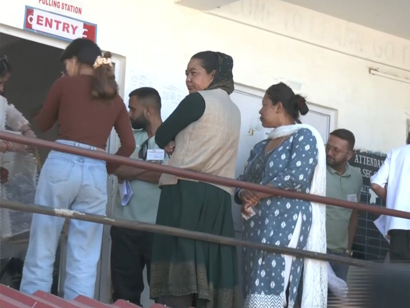 Voting for first phase of Panchayati Raj elections in Himachal Pradesh (Photo/ANI)