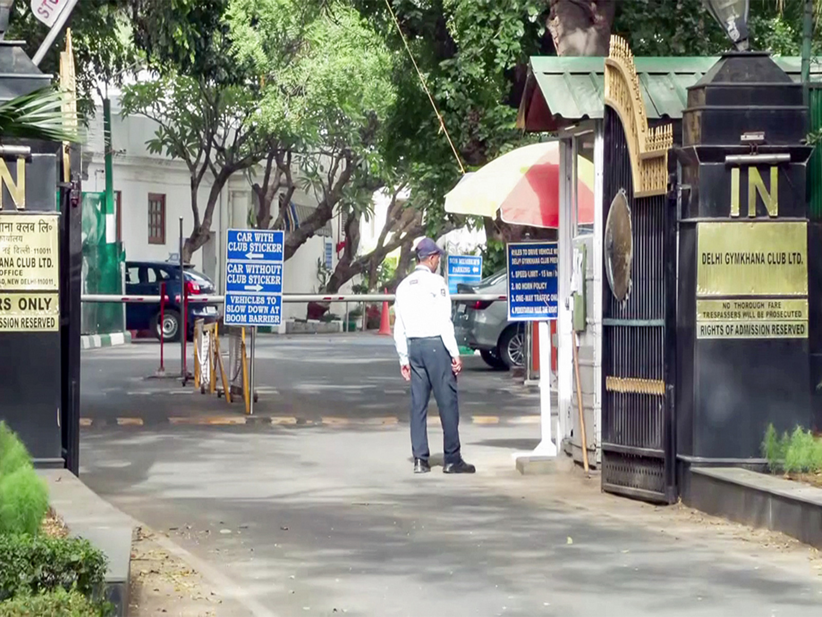 An outside view of the Delhi Gymkhana Club (Photo/ANI)