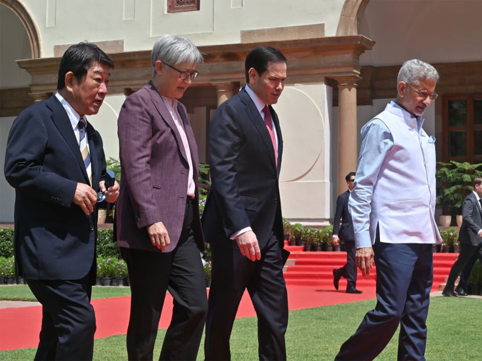India-Australia-Japan FMs and US Secretary of State (Photo/X/@DrSJaishankar)