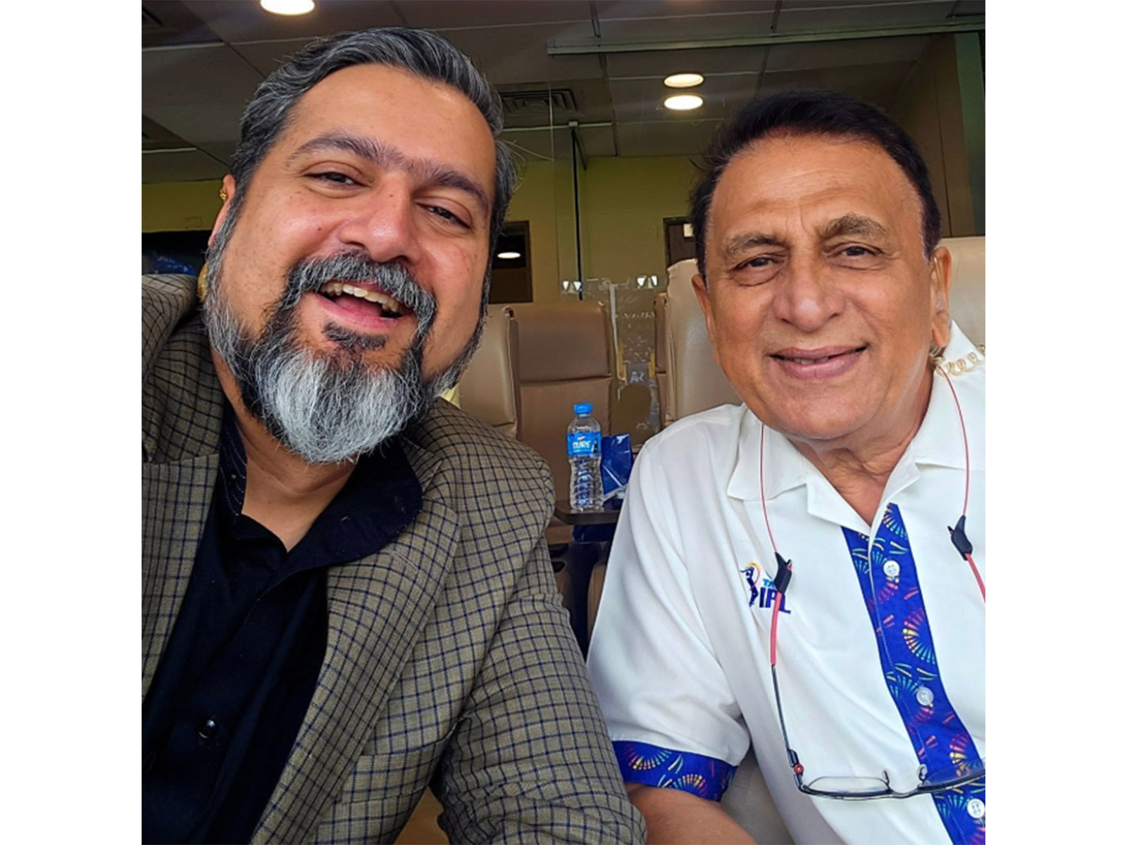 Ricky Kej, Sunil Gavaskar (Photo/Instagram/@rickykej)