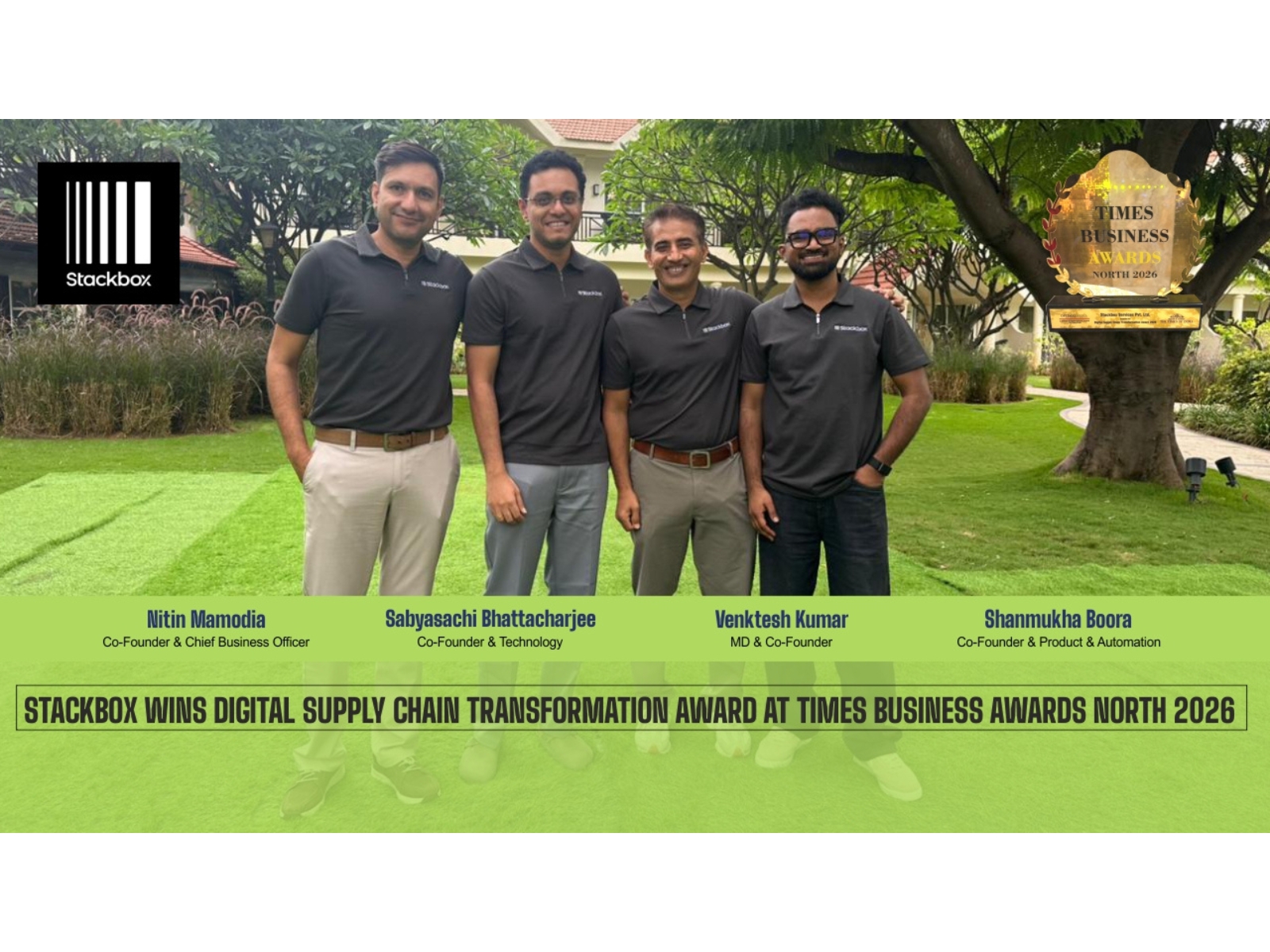 The Times of India Recognizes Stackbox Among India's Top Supply Chain Platforms; Ranked Top 5 in WMS and Top 3 in TMS by ISCM