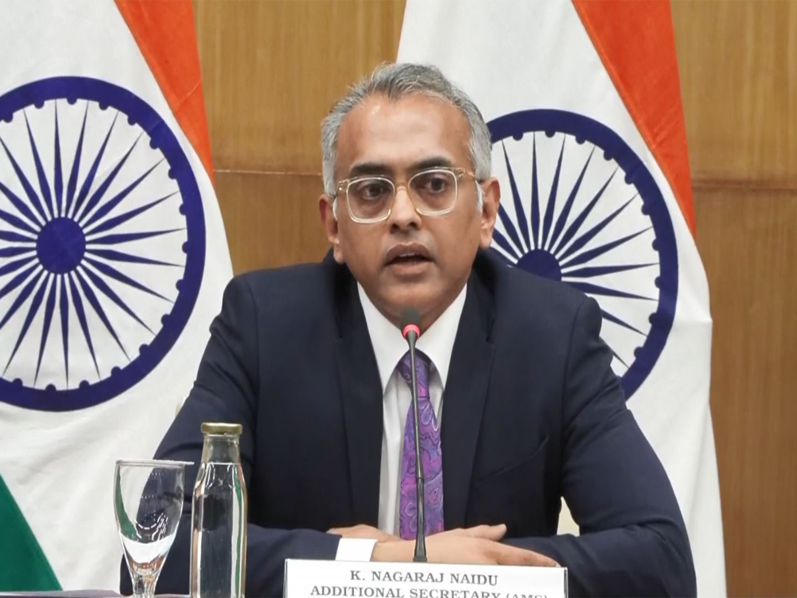 Additional Secretary in the Ministry of External Affairs, Nagaraj Naidu (Photo/MEAYoutube)