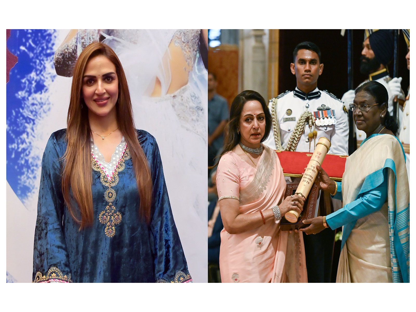 Esha Deol remembers father Dharmendra (Photo/ANI)