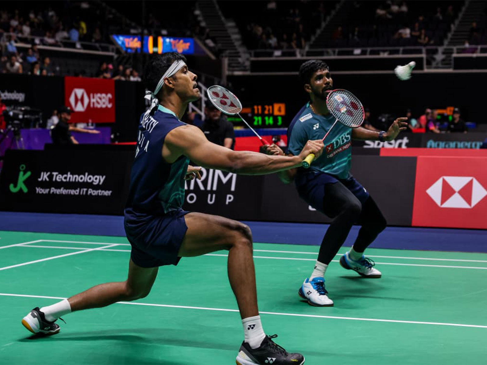 Satwiksairaj Rankireddy and Chirag Shetty. (Photo/BAI)