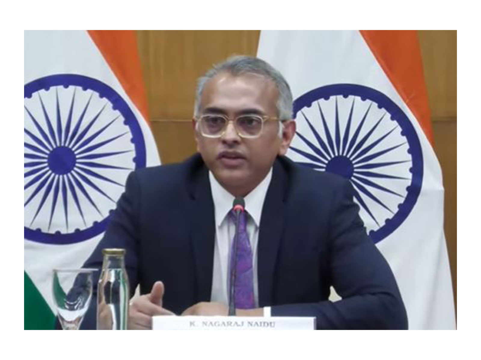 Additional Secretary in the Ministry of External Affairs, Nagaraj Naidu (Photo/MEAYoutube)