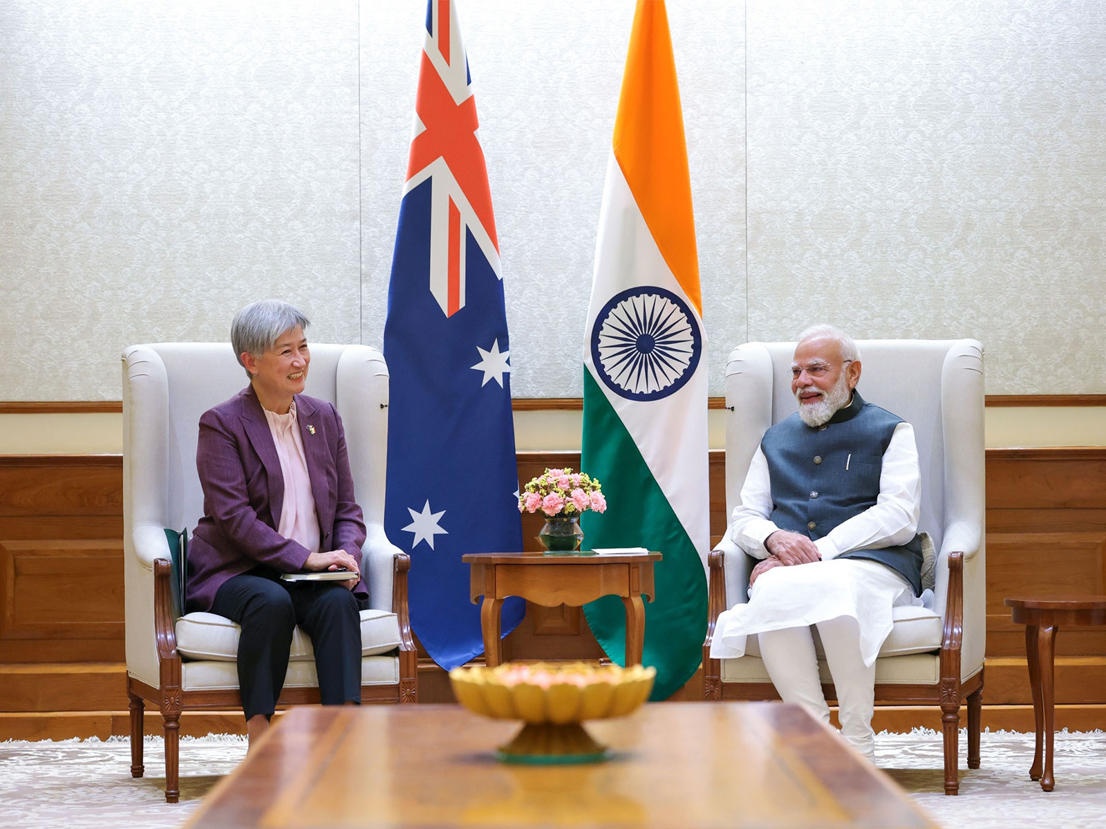 Prime Minister Narendra Modi met Australian Foreign Minister Penny Wong in New Delhi. (Photo: X/@narendramodi)