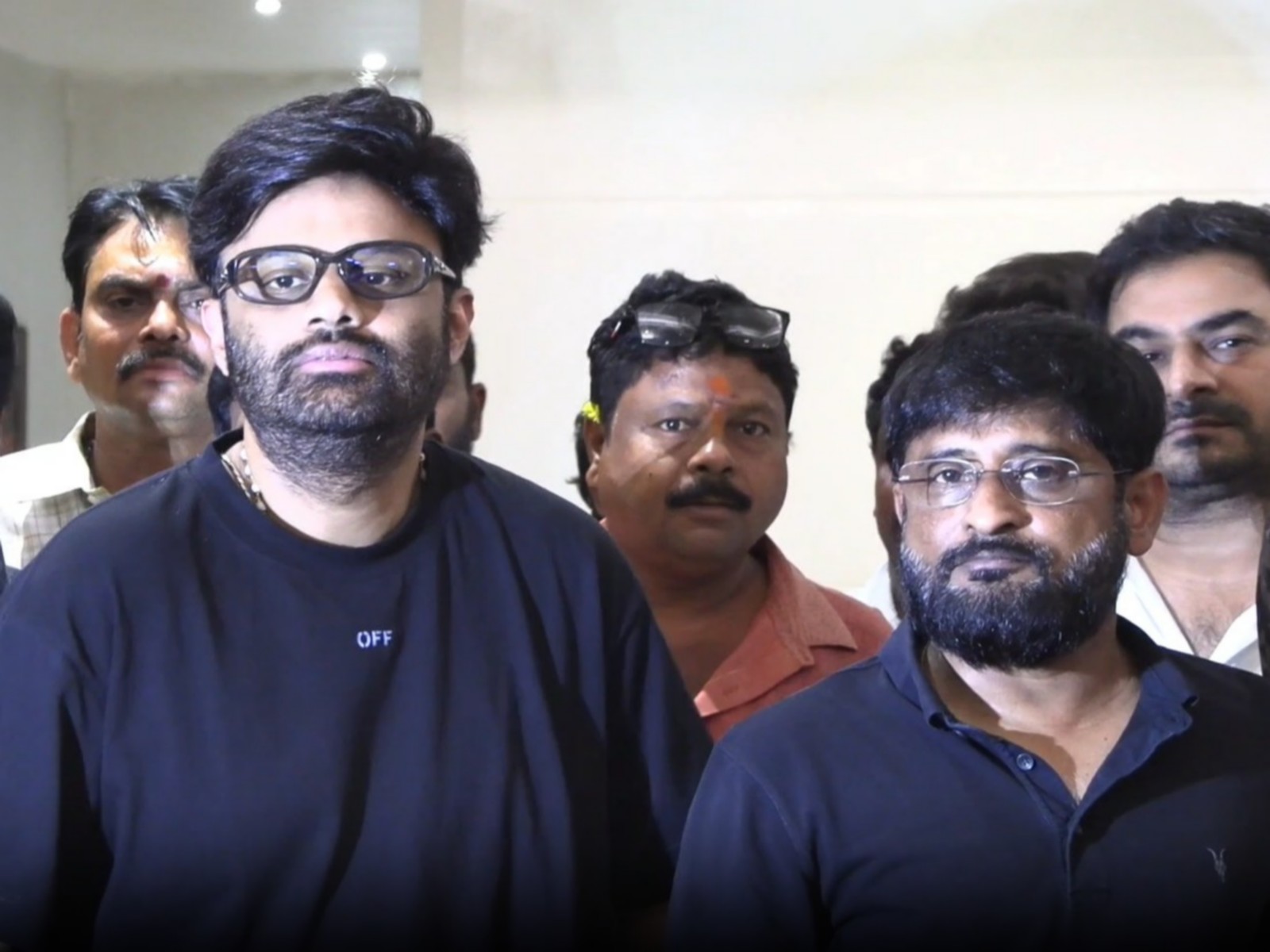 Producers Naga Vamshi and Ravi Shankar (Photo/ANI)