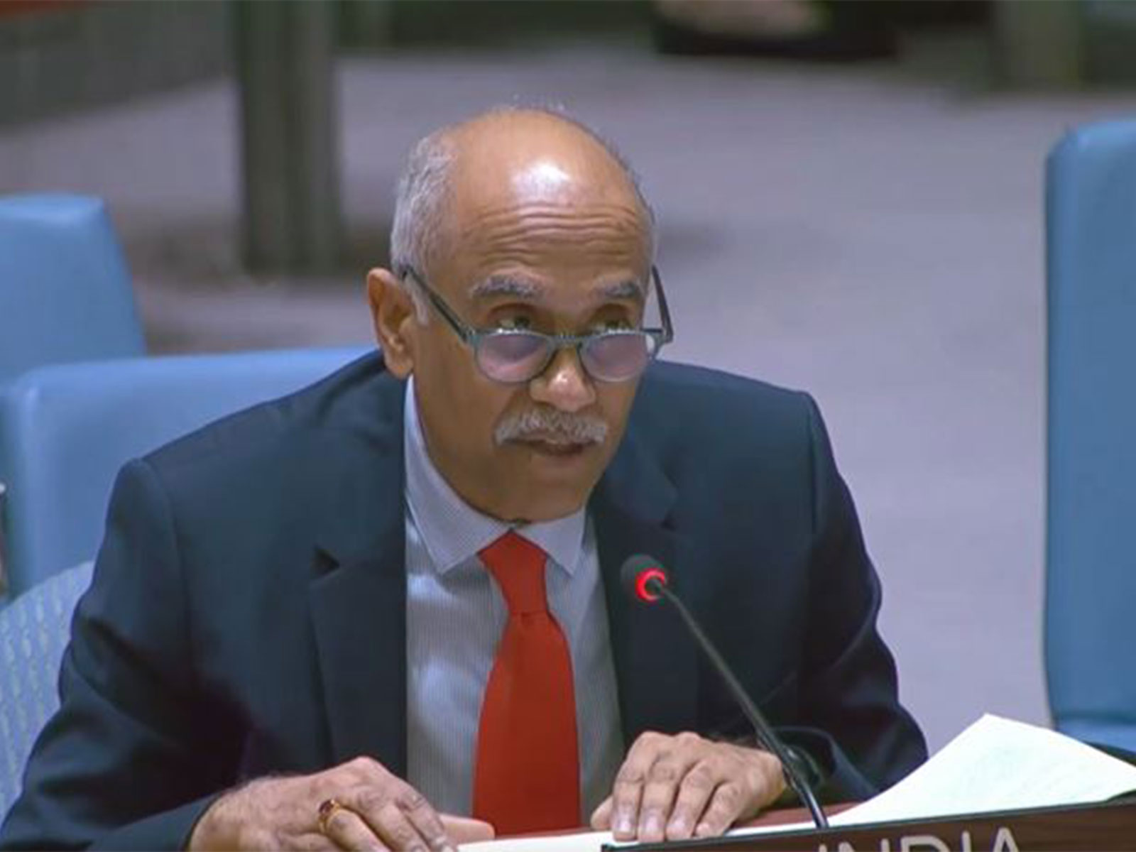 Ambassador Parvathaneni Harish, Permanent Representative of India to the United Nations (Photo/X@IndiaUNNewYork)