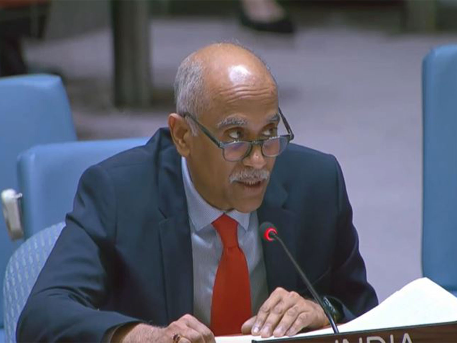 Ambassador Parvathaneni Harish, Permanent Representative of India to the United Nations (Photo/X@IndiaUNNewYork)