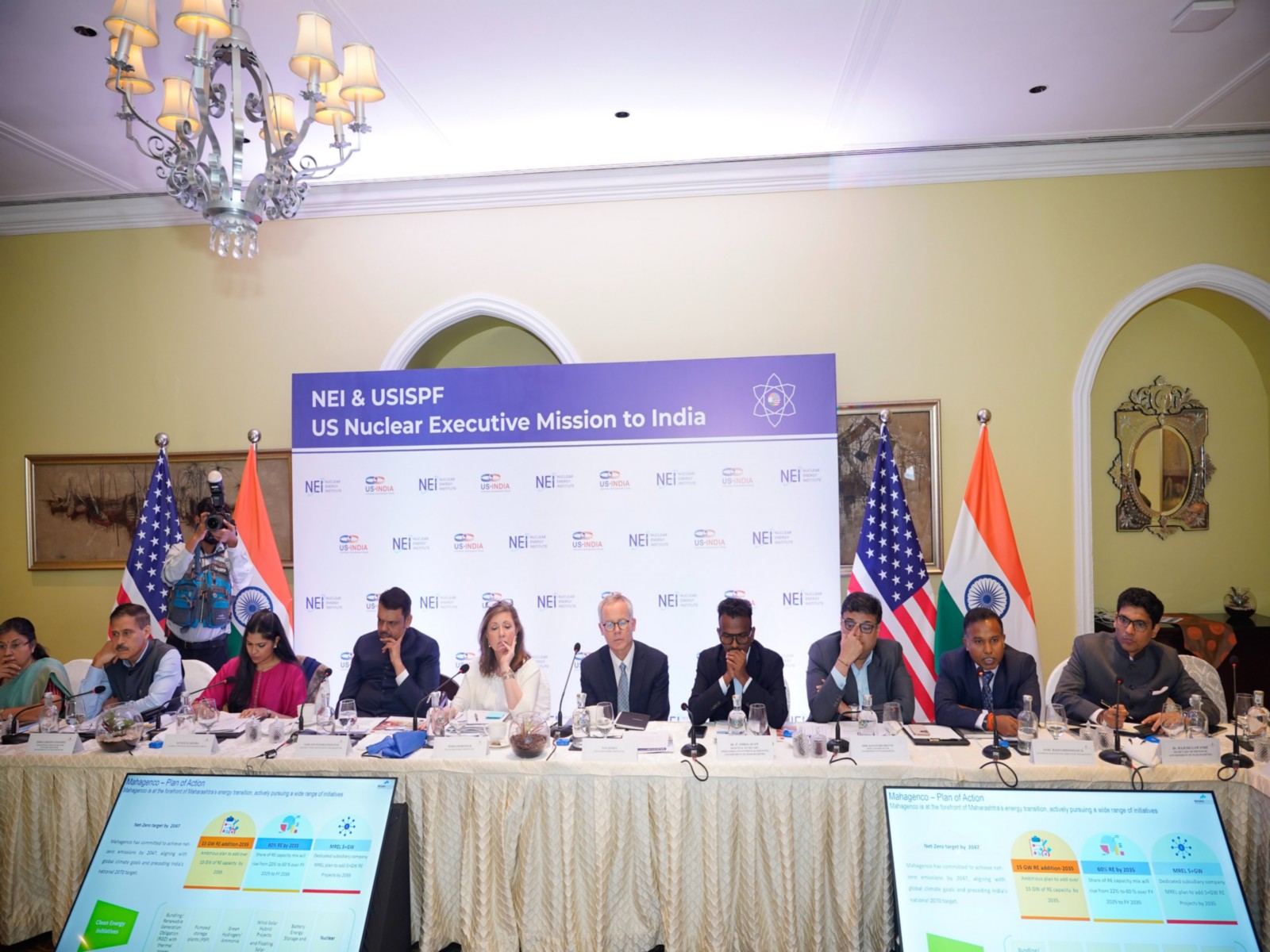 US Nuclear Mission to India (Photo/X@USISPForum) 