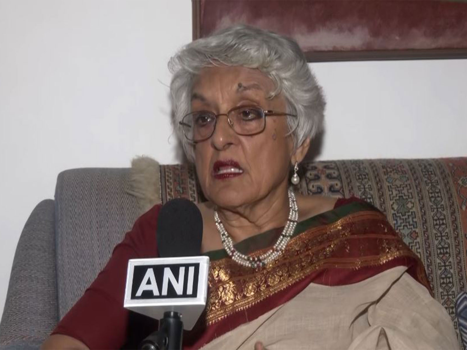 Former envoy Veena Sikri (Photo/ANI)