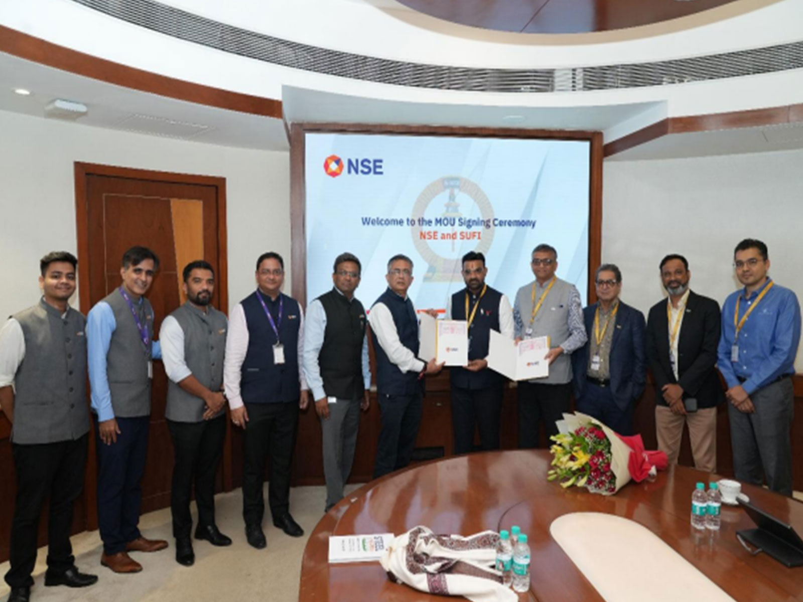 NSE and Steel Users federation of India signs MoU (Photo/@NSE)