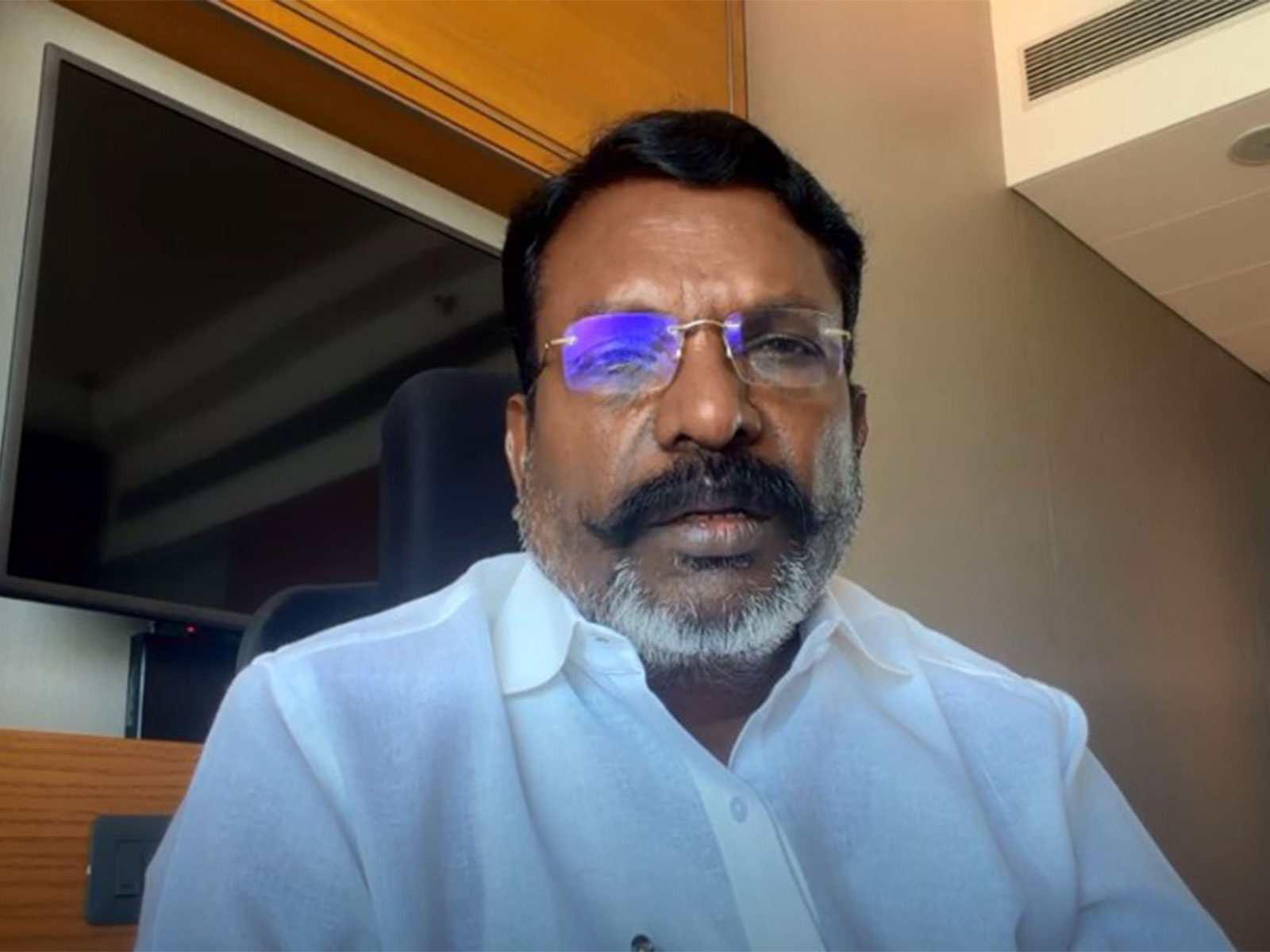 Viduthalai Chiruthaigal Katchi (VCK) president Thol Thirumavalavan (Photo/Thol Thirumavalavan Social Media)