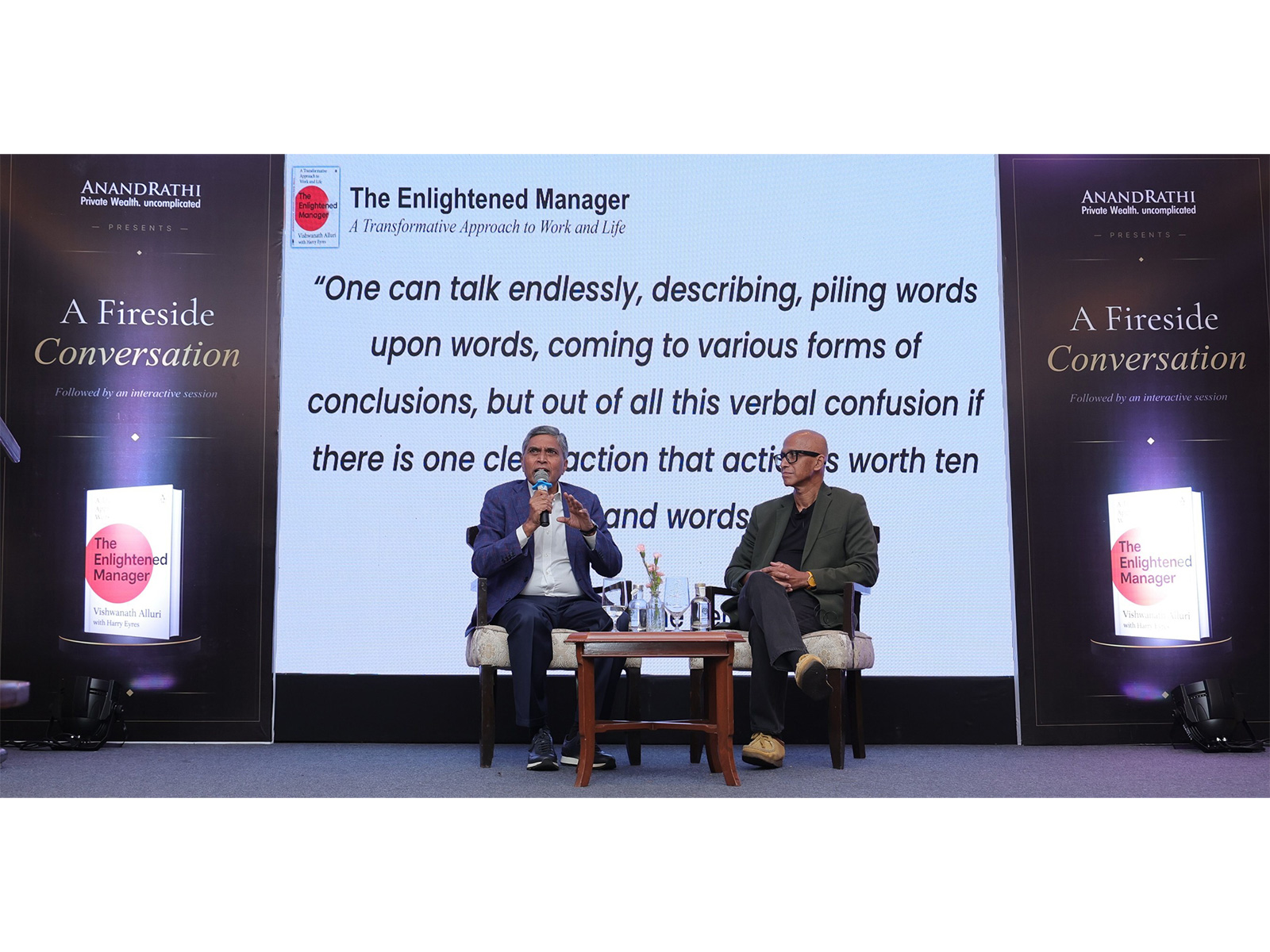 Fireside conversation between Mr Vishwanath Alluri and Mr Kiran Khallap