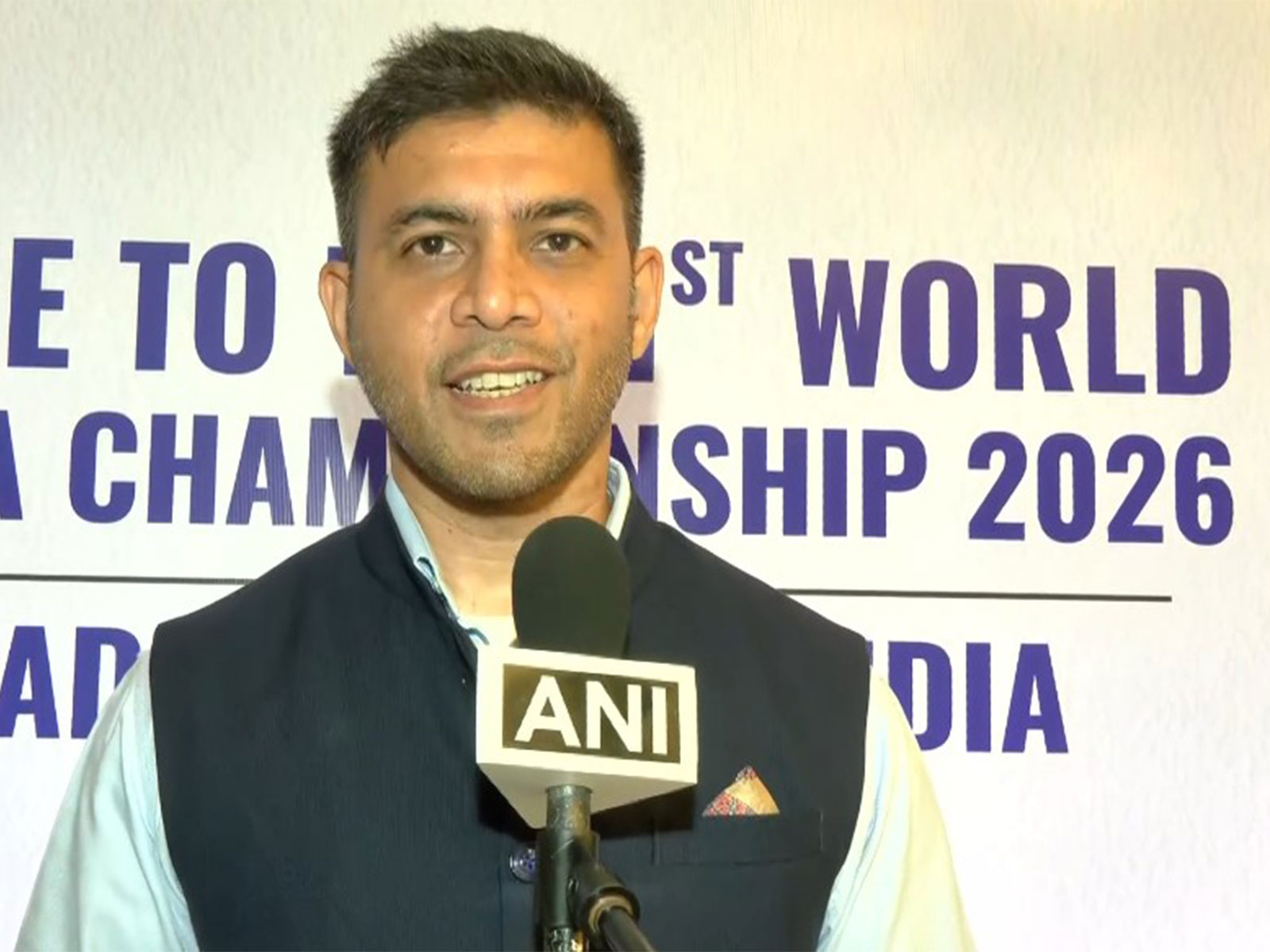 Udit Sheth, President of Yogasana Bharat (Photo: ANI)