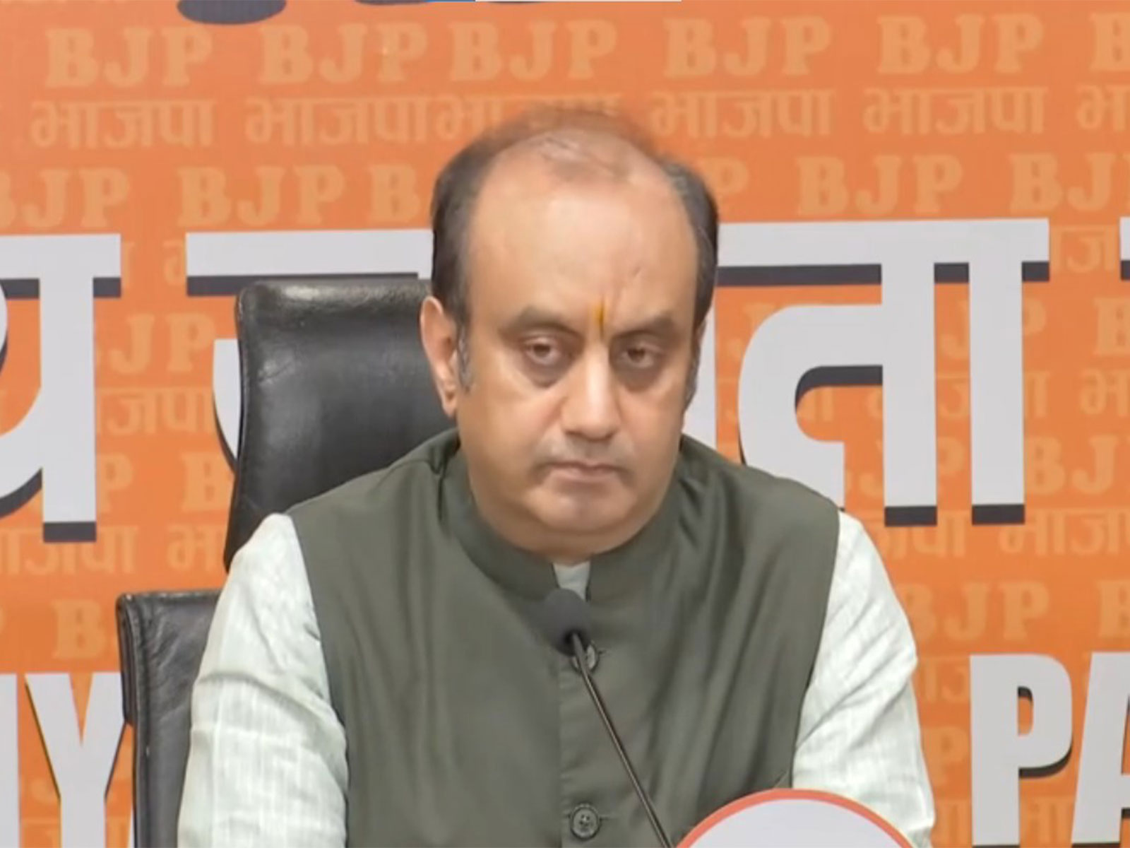 BJP MP Sudhanshu Trivedi (Photo/@BJP4India/X)