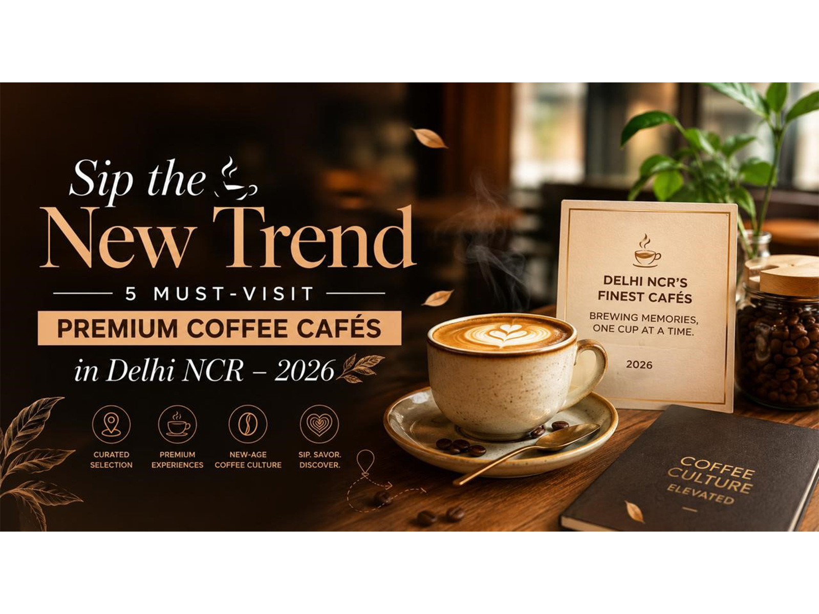 Sip the New Trend: 5 Must-Visit Premium Coffee Cafes in Delhi NCR - 2026