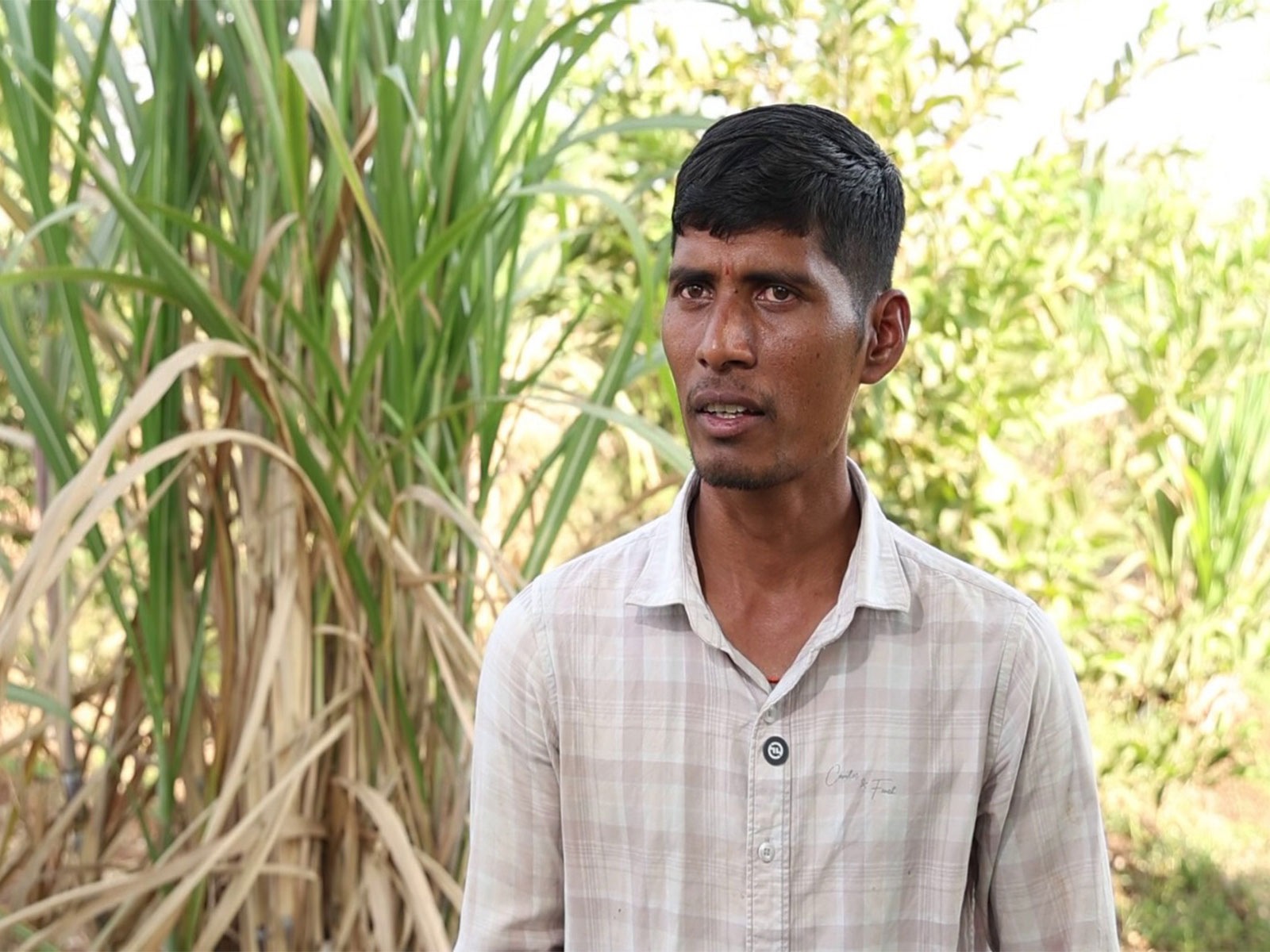 Vikas Gamit, a resident of Uteva village (Photo/ANI) 