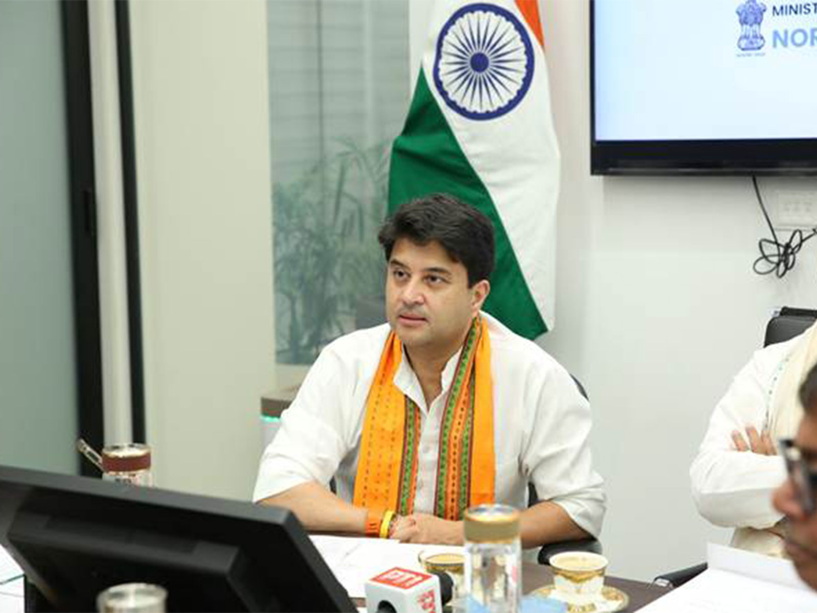 Union Minister for Development of North Eastern Region (MDoNER) Jyotiraditya Scindia (Photo/ANI)