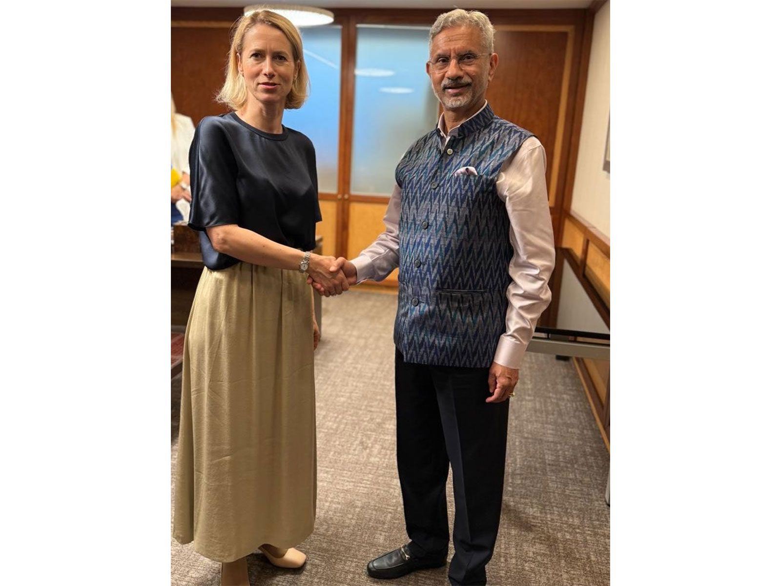 EU HRVP Kaja Kallas and External Affairs Minister S Jaishankar (Photo/X@DrSJaishankar)