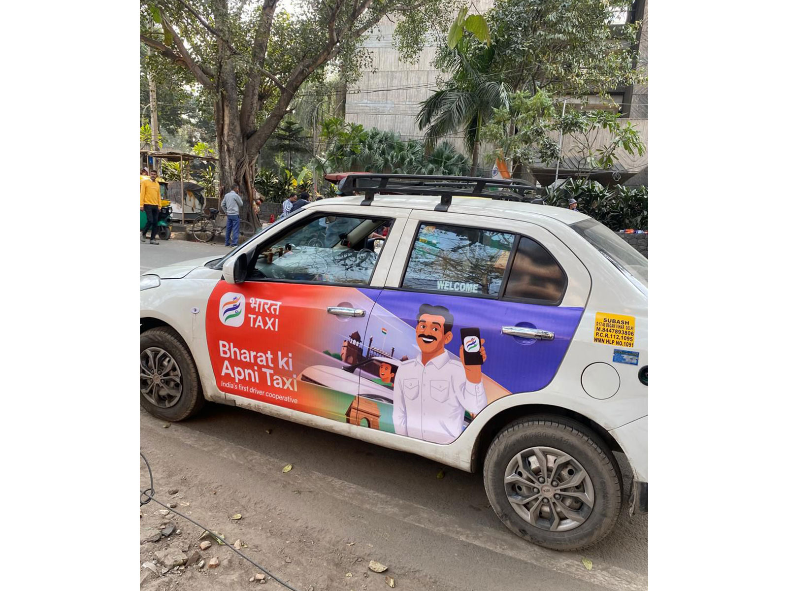A Bharat Taxi Cab (Photo/Gujarat CMO)