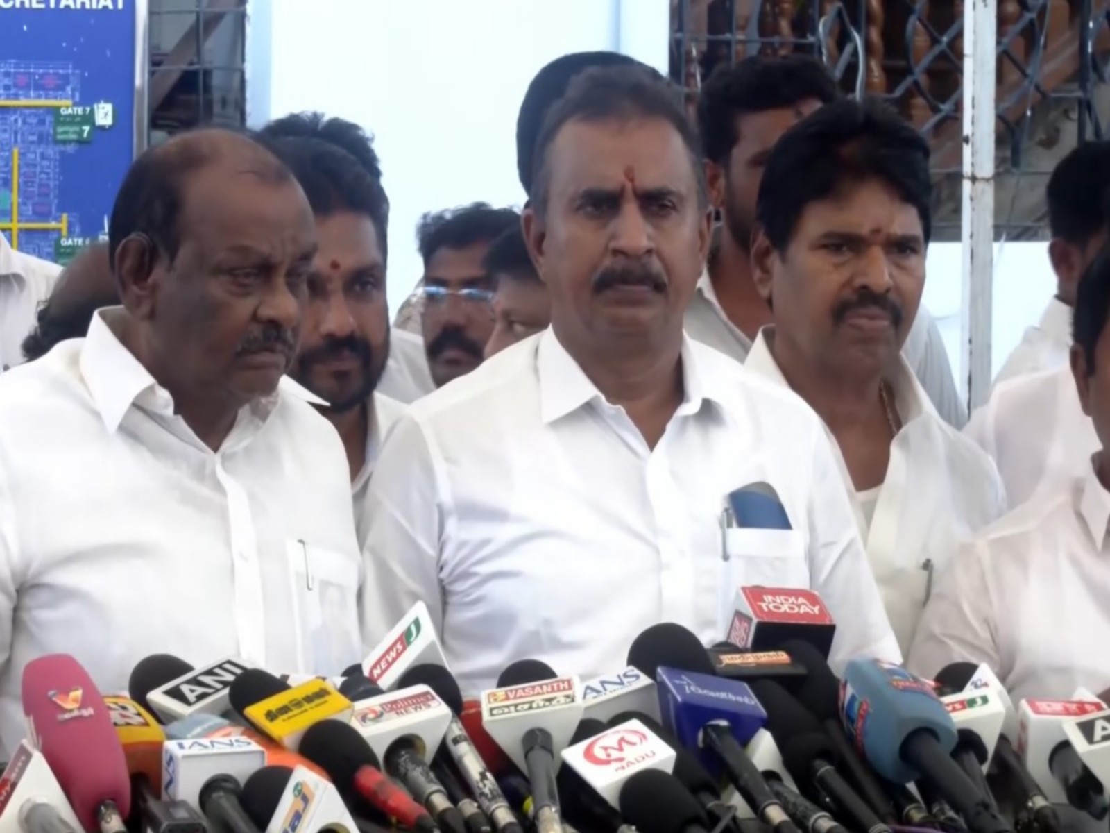 AIADMK leader SP Velumani (Photo/ANI)