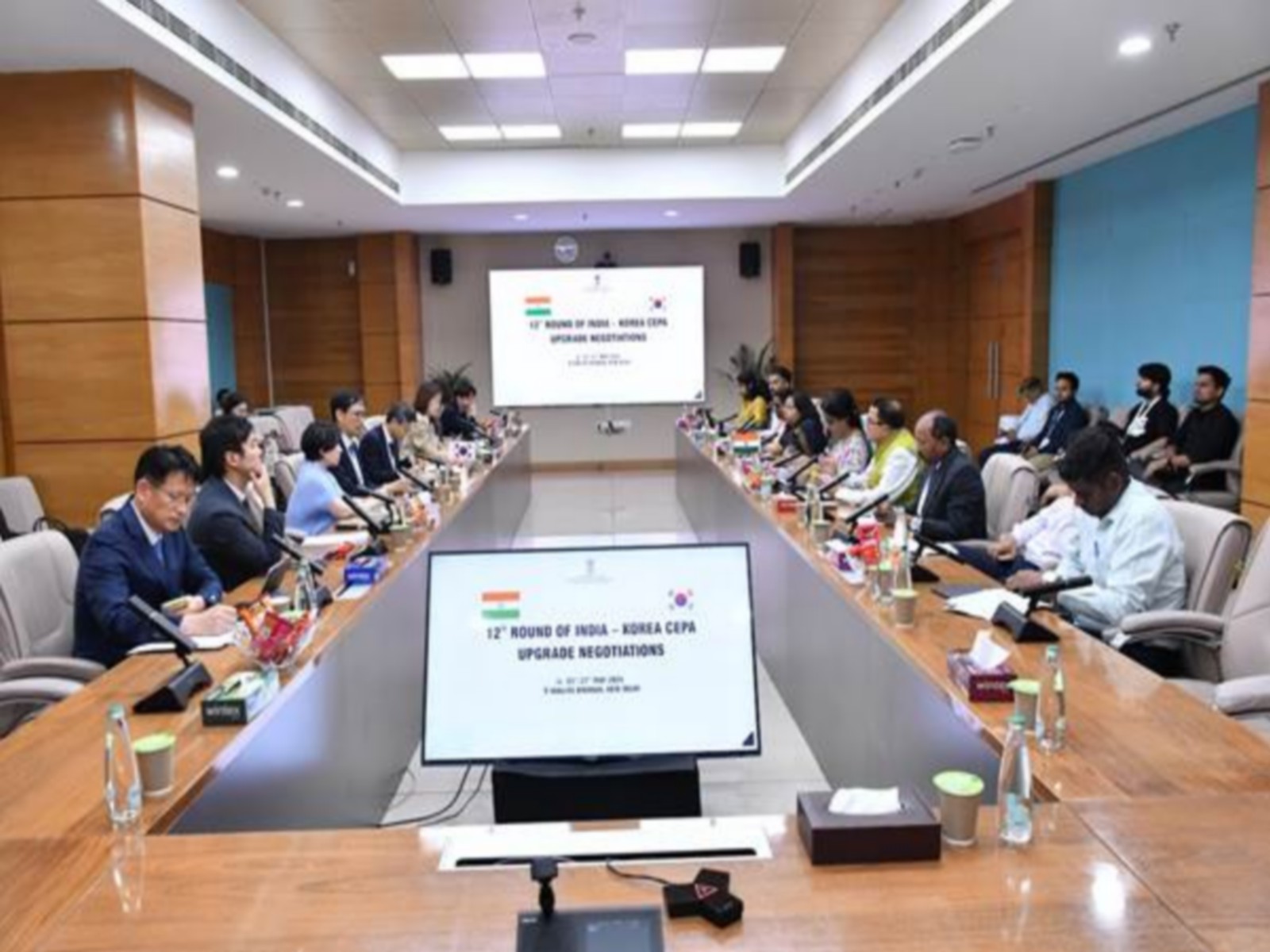 12th Round of India-Korea CEPA upgrade negotiations (Photo/PIB)