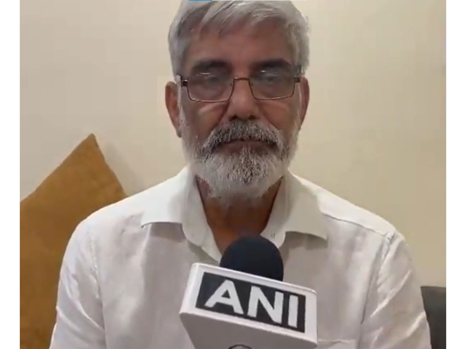 Navnidhi Sharma, Twisha Sharma's father  (Photo/ANI)