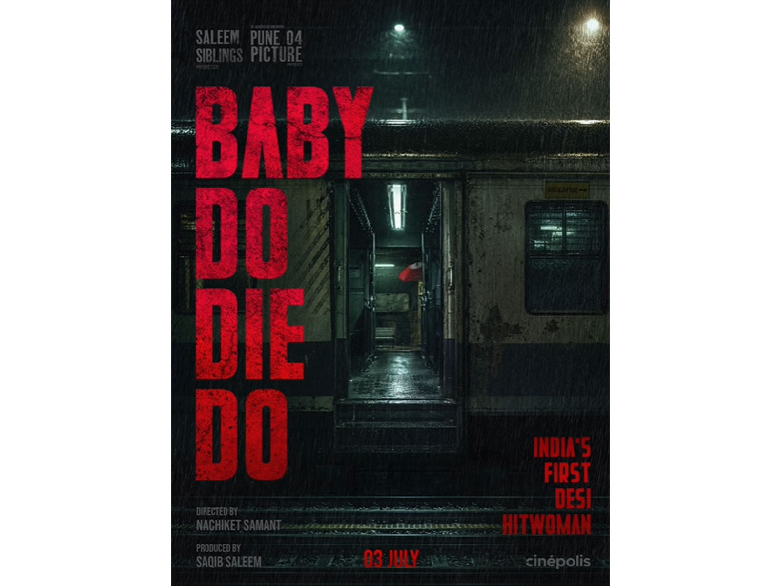 'Baby Do Die Do' poster (Photo/Instagram/@saqibsaleem)