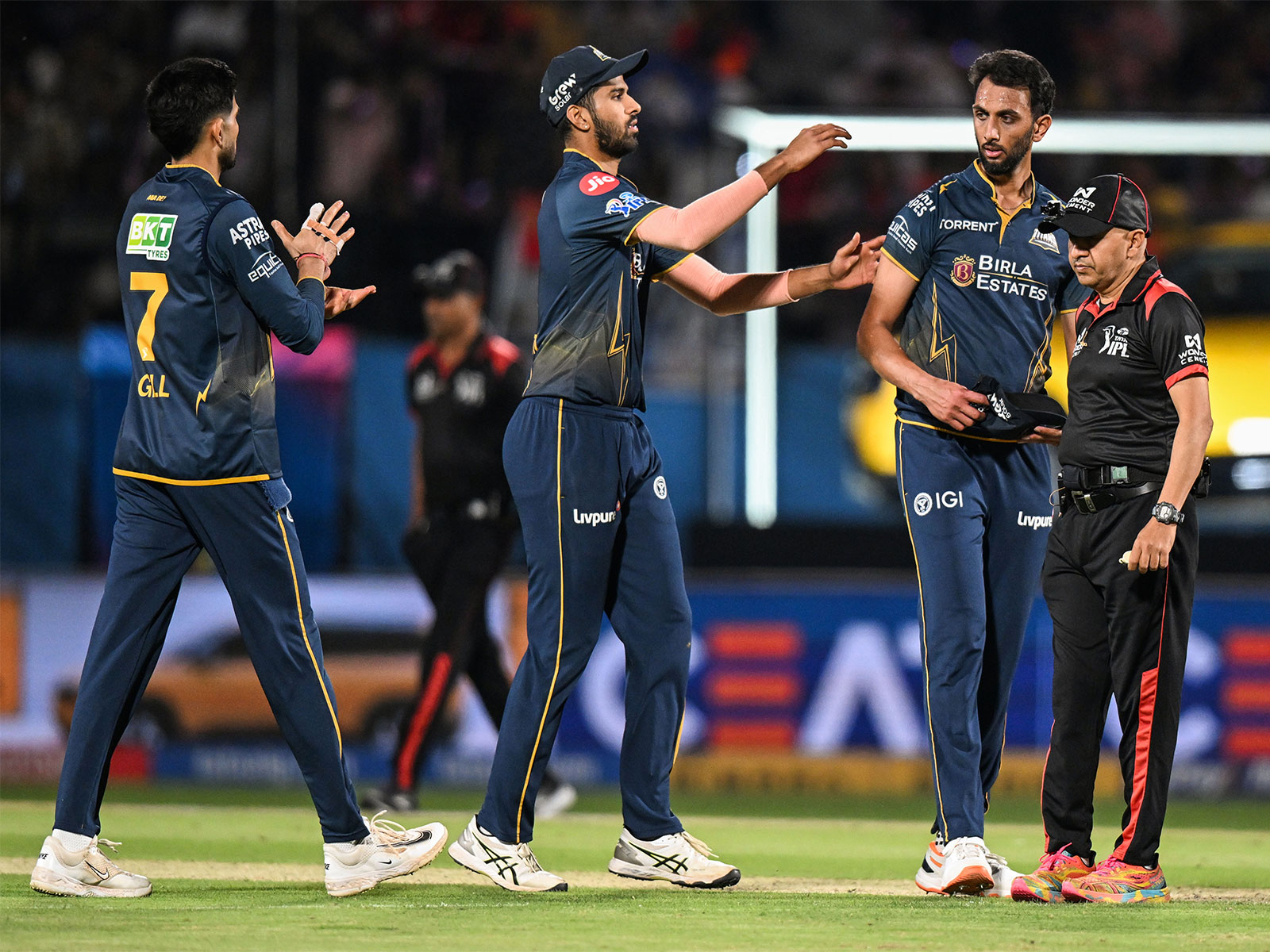 Gujarat Titans players (Photo/ANI) 
