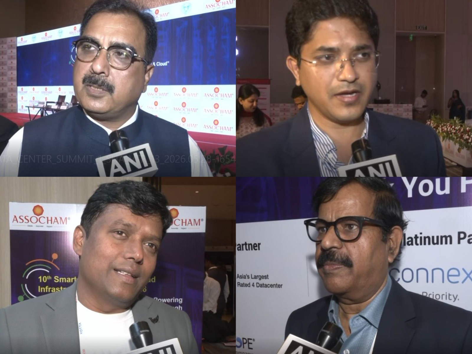 Nikhil Chakravarthi J, Rambabu Boorugu, Lovneesh Chanana, Chandrasekhar Sarma Garimella (Photo/ANI) 