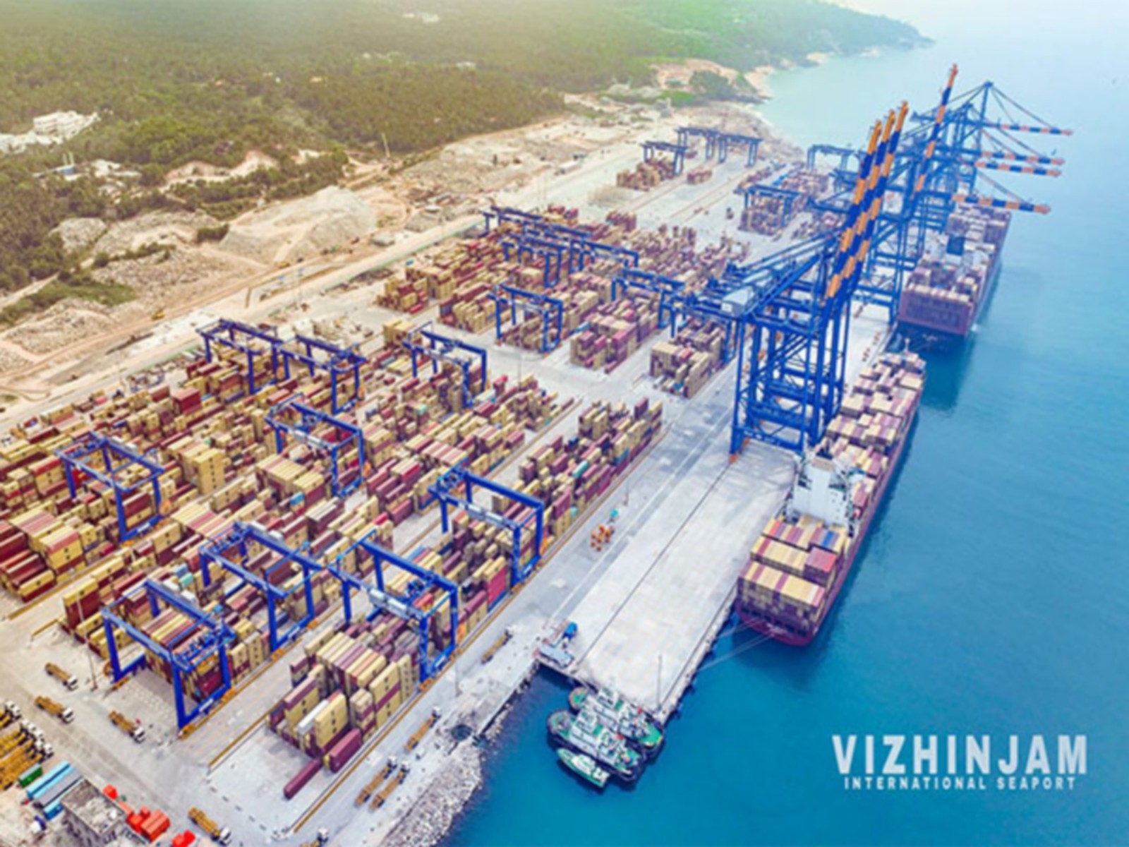 Vizhinjam International Seaport (Image: X/@pinarayivijayan)