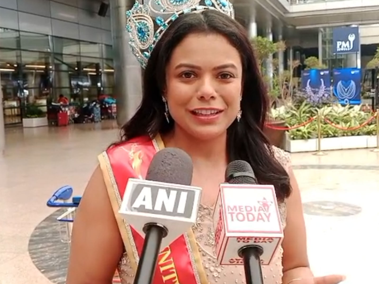 Mrs India World finalist Asha Deepika (Photo/ANI)