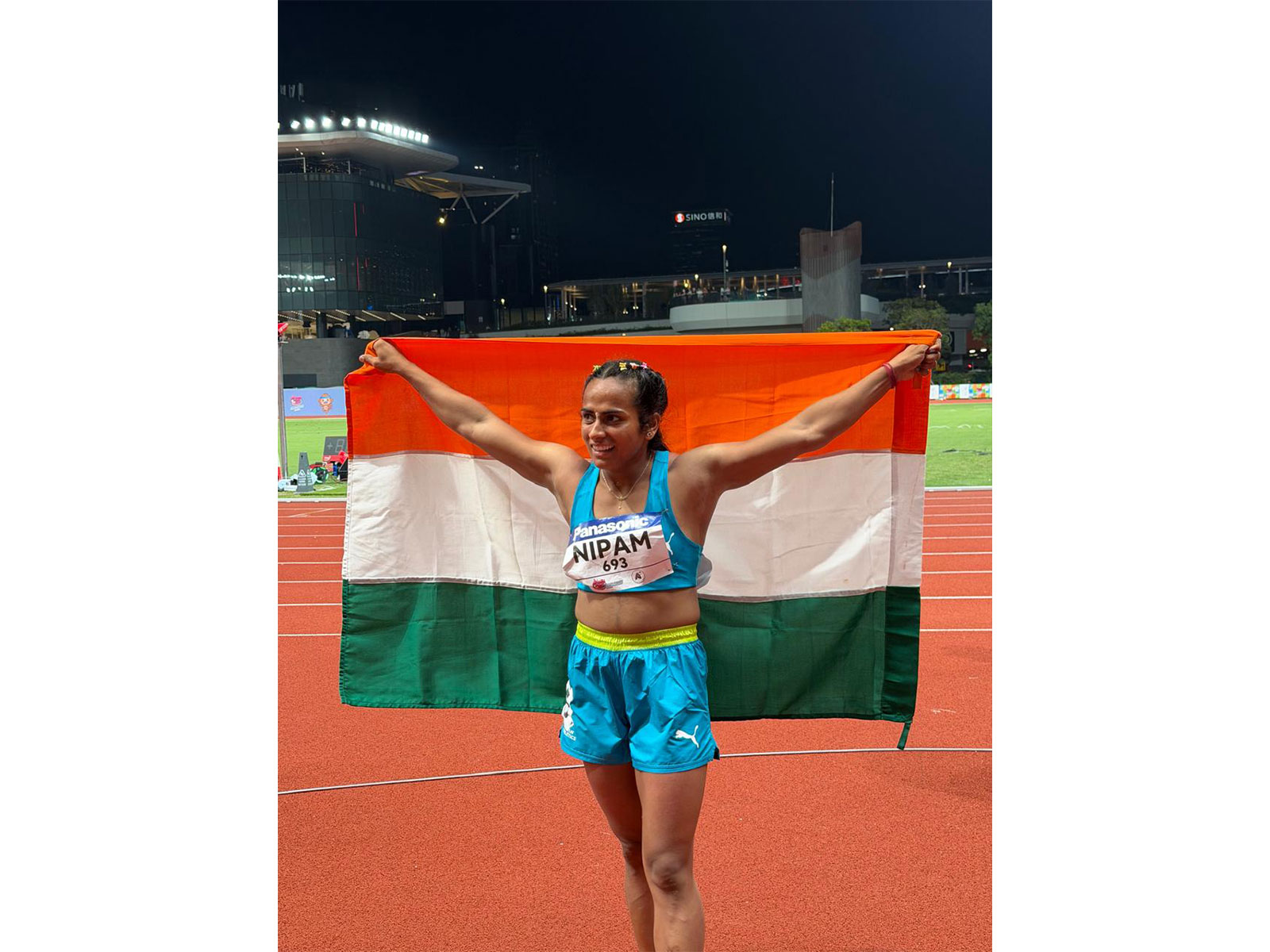 Indian sprinter Nipam. (Photo/AFI)  