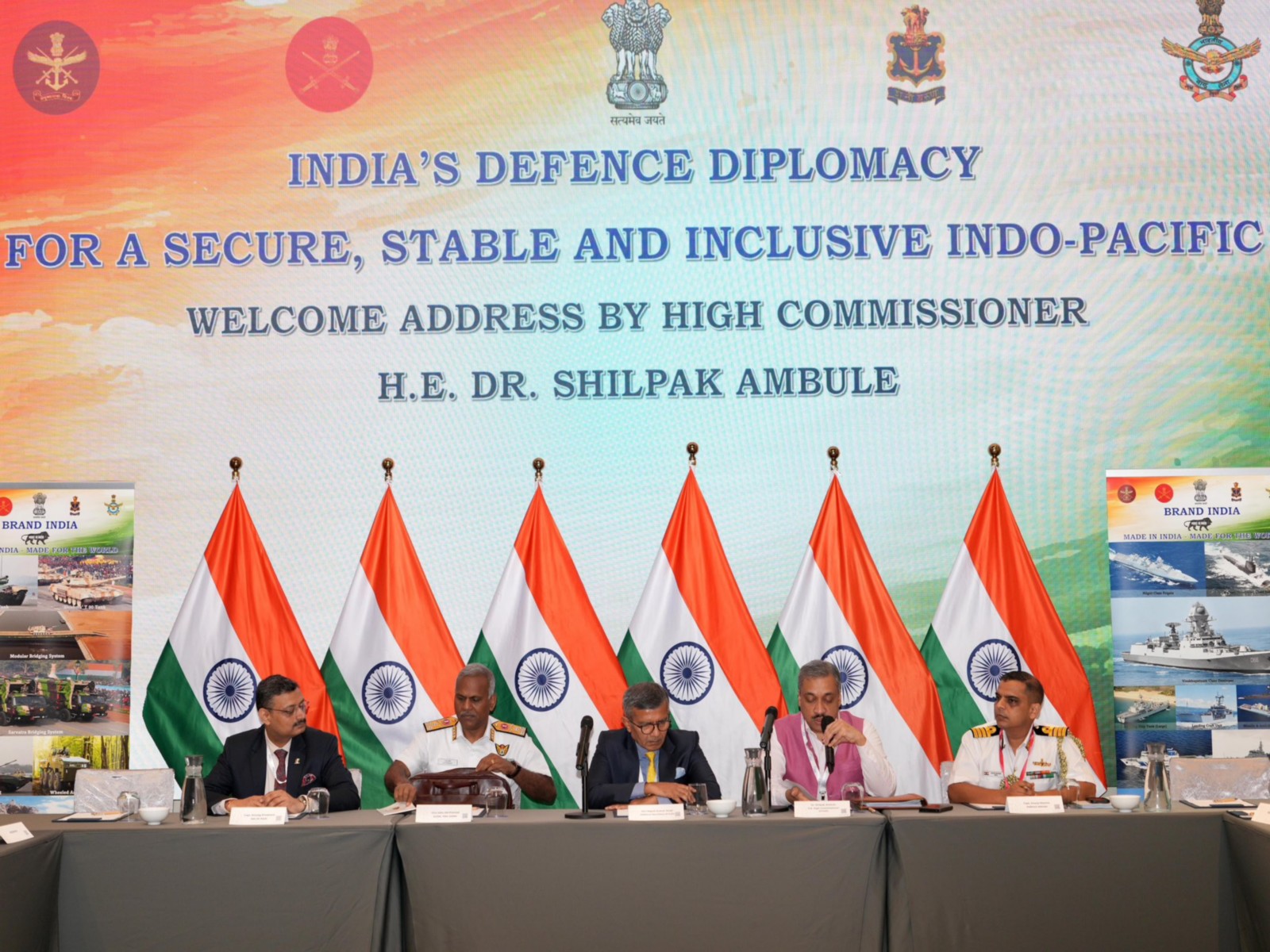 Defence Secretary Rajesh Kumar Singh attends gathering for "India's Defence Diplomacy for a Stable, Secure and Inclusive Indo Pacific" (Photo/X/@SpokespersonMoD)